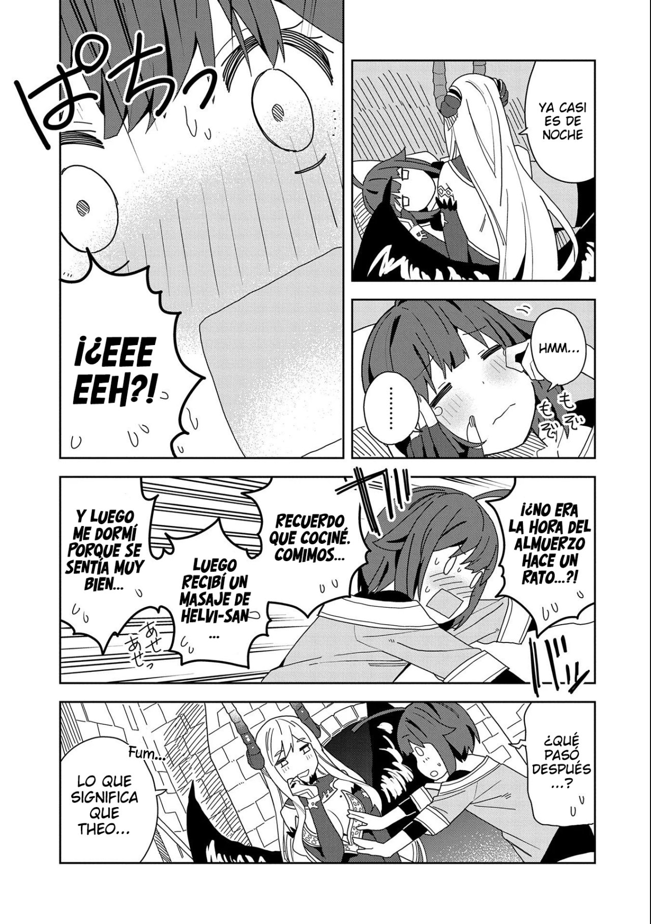 Invoqué al diablo para hacer realidad mi deseo, pero era muy hermosa, así que me casé con ella ~ Mi nueva esposa es el diablo ~ Capitulo 7 página 4