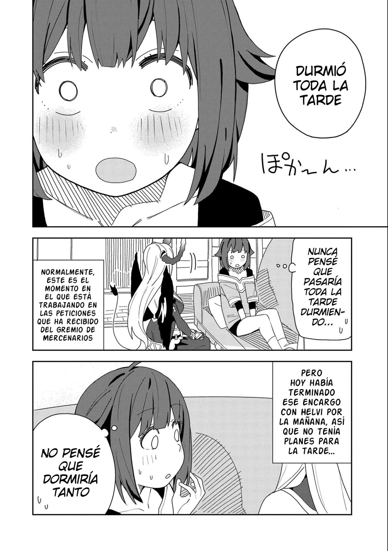 Invoqué al diablo para hacer realidad mi deseo, pero era muy hermosa, así que me casé con ella ~ Mi nueva esposa es el diablo ~ Capitulo 7 página 5