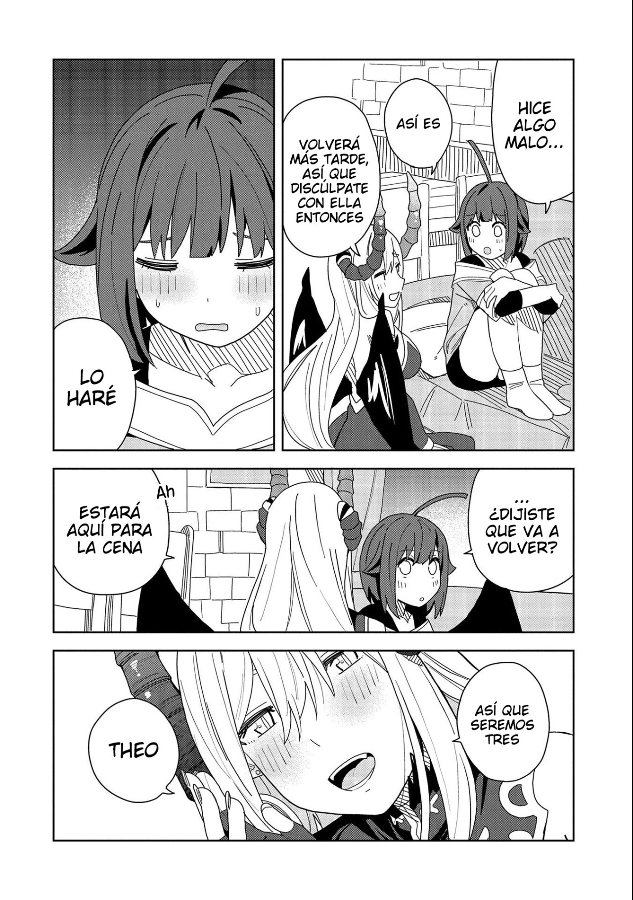 Invoqué al diablo para hacer realidad mi deseo, pero era muy hermosa, así que me casé con ella ~ Mi nueva esposa es el diablo ~ Capitulo 7 página 7