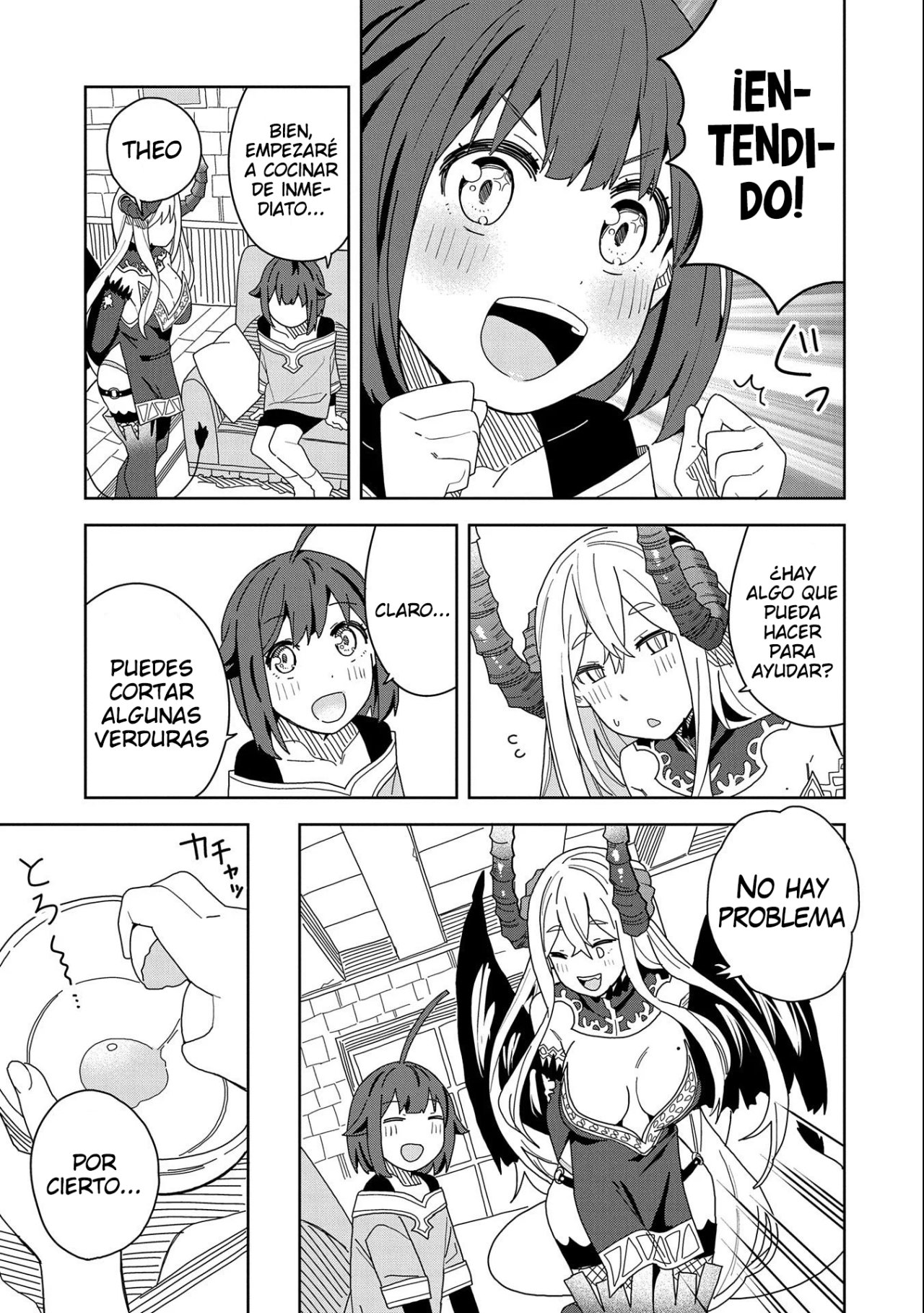 Invoqué al diablo para hacer realidad mi deseo, pero era muy hermosa, así que me casé con ella ~ Mi nueva esposa es el diablo ~ Capitulo 7 página 8