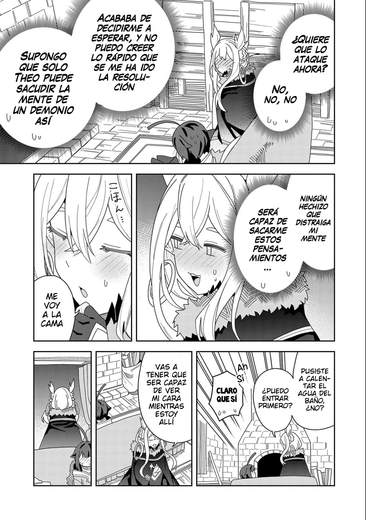 Invoqué al diablo para hacer realidad mi deseo, pero era muy hermosa, así que me casé con ella ~ Mi nueva esposa es el diablo ~ Capitulo 9 página 28