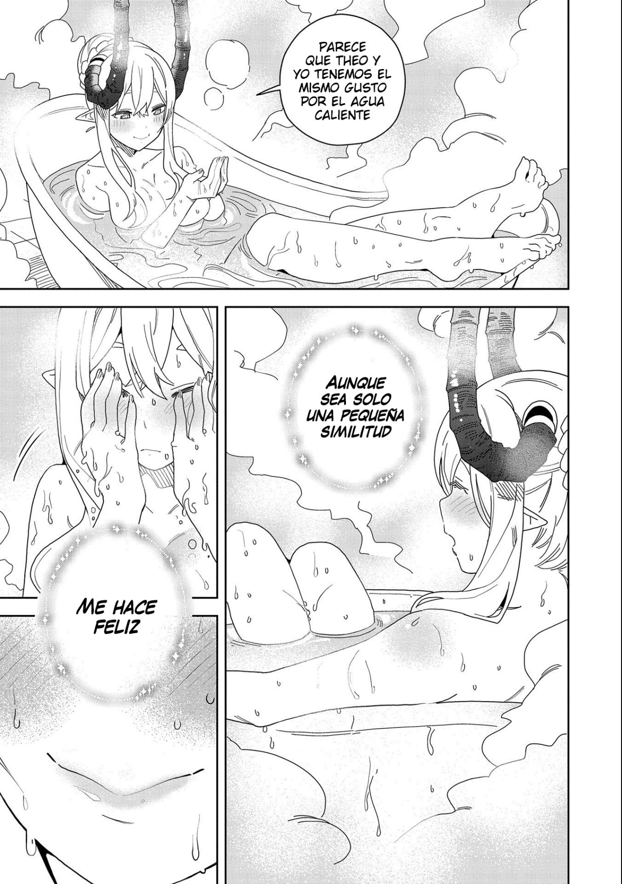 Invoqué al diablo para hacer realidad mi deseo, pero era muy hermosa, así que me casé con ella ~ Mi nueva esposa es el diablo ~ Capitulo 9 página 32