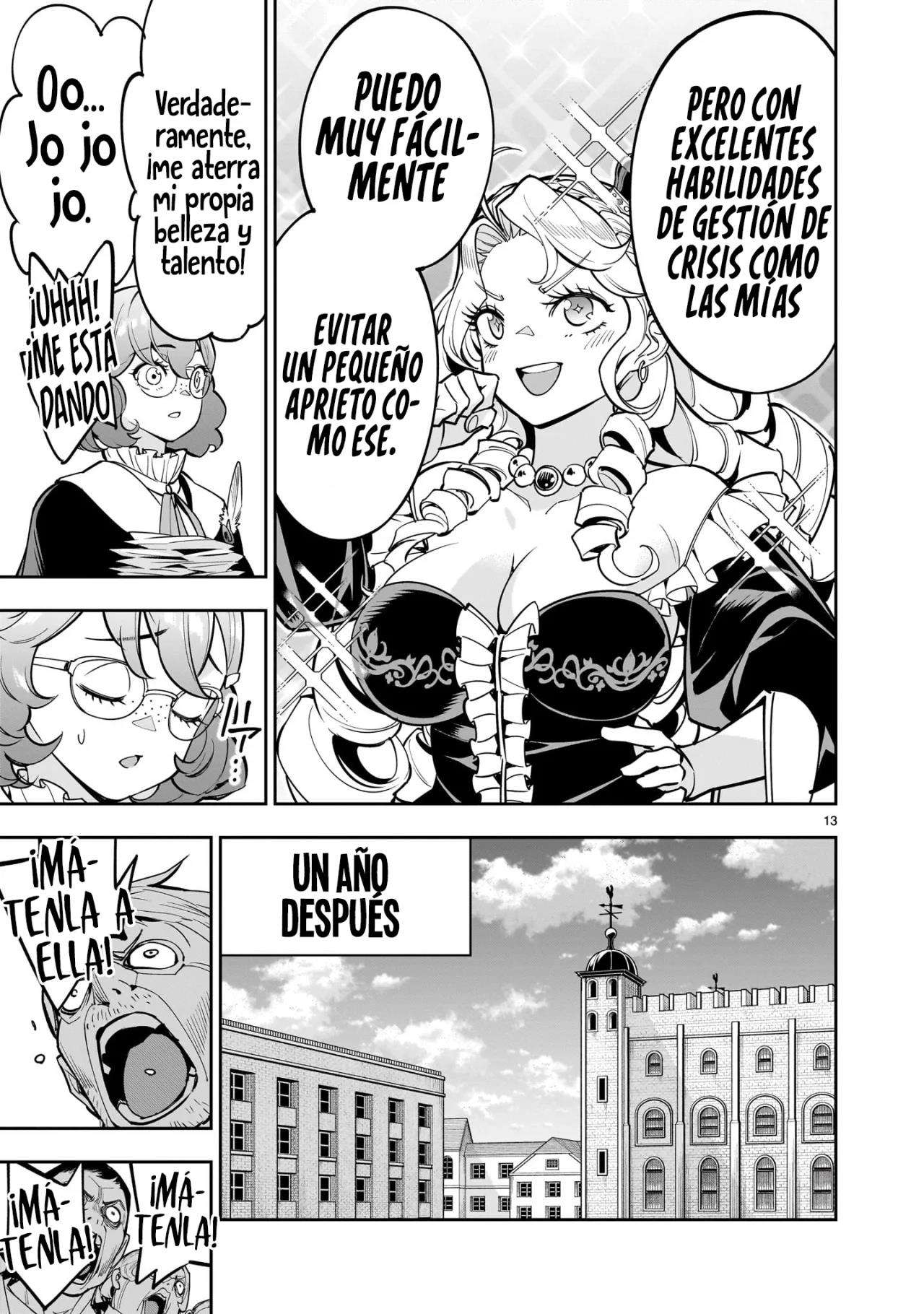 Para desafiar a la muerte creare un harem yuri para sobrevivir! Capitulo 1 página 14