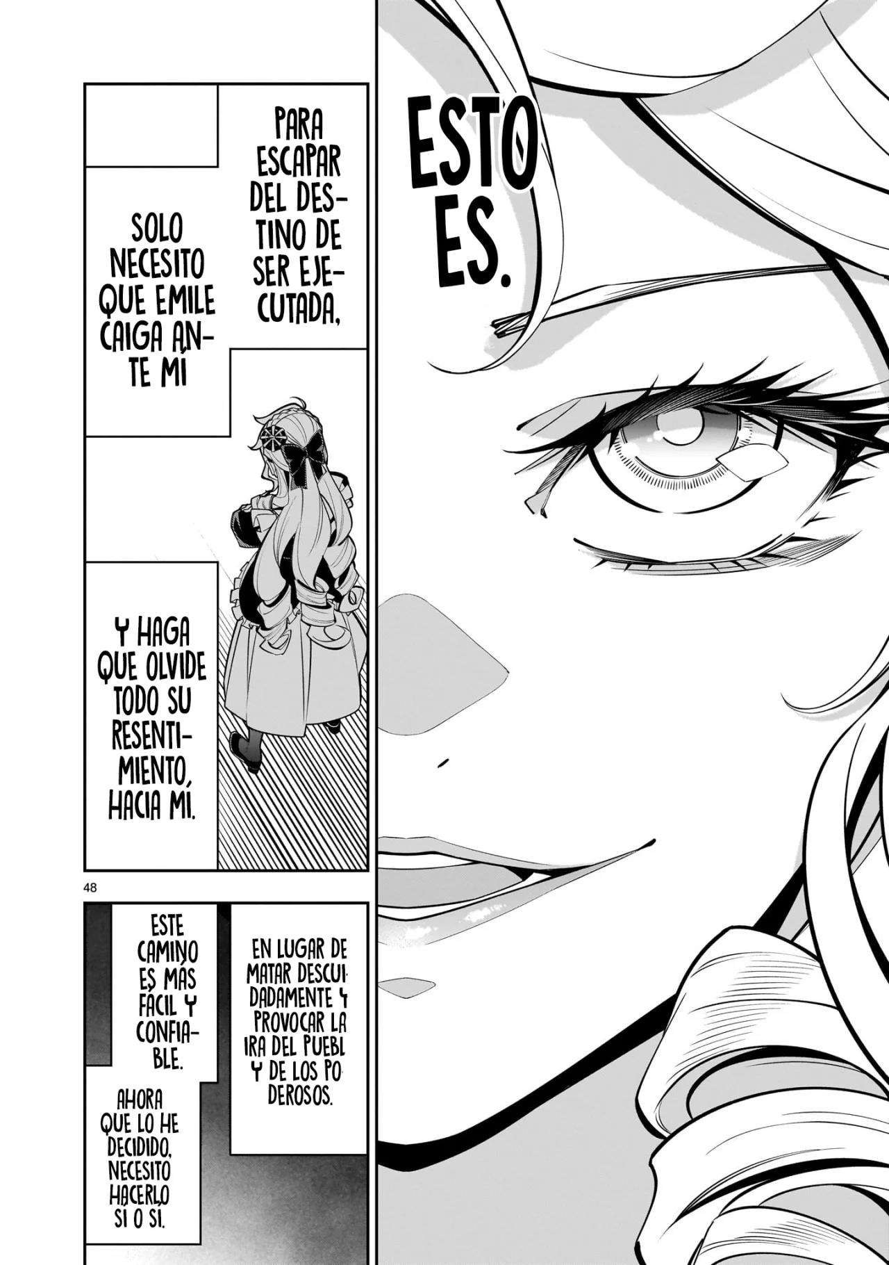 Para desafiar a la muerte creare un harem yuri para sobrevivir! Capitulo 1 página 48