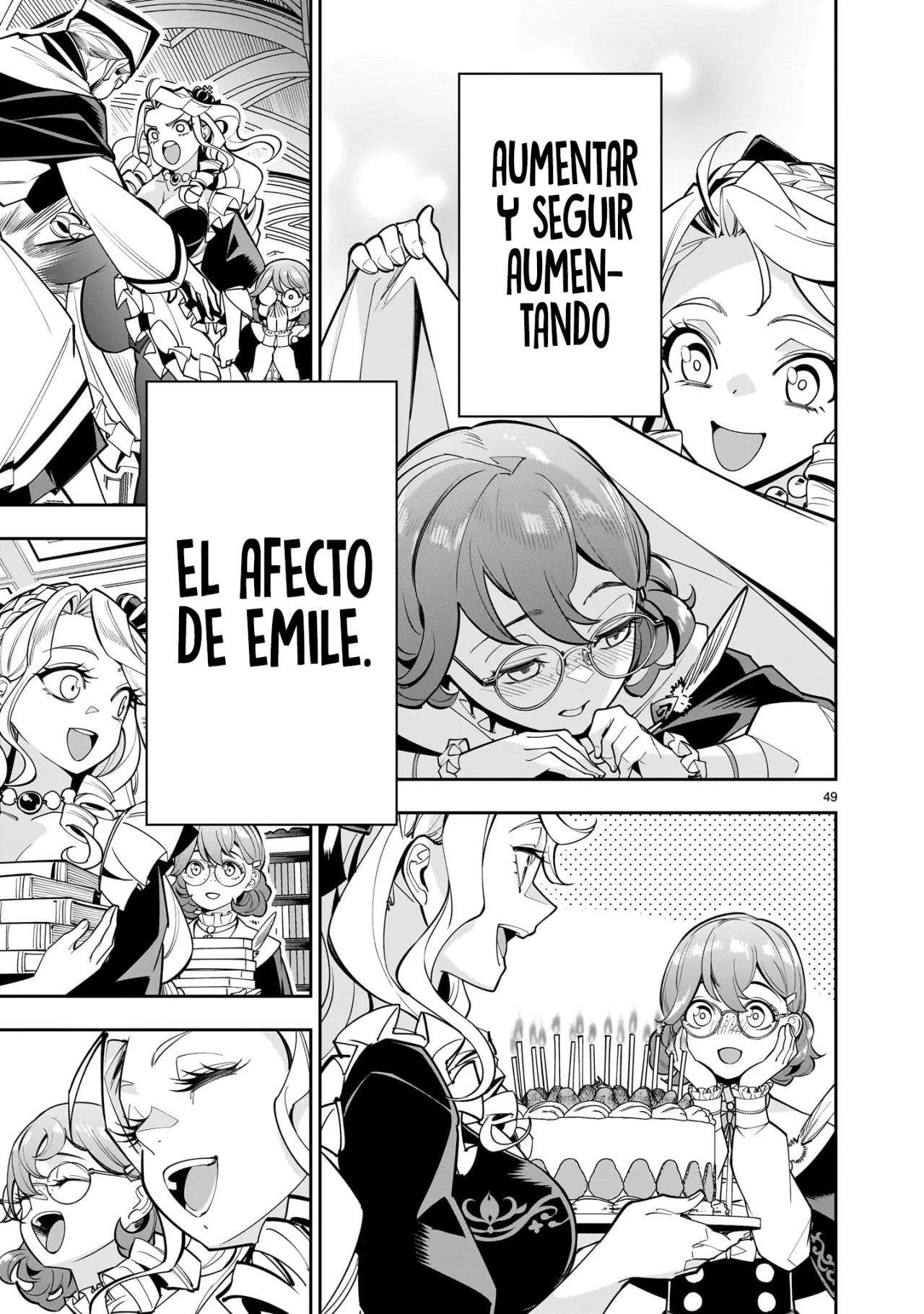Para desafiar a la muerte creare un harem yuri para sobrevivir! Capitulo 1 página 49