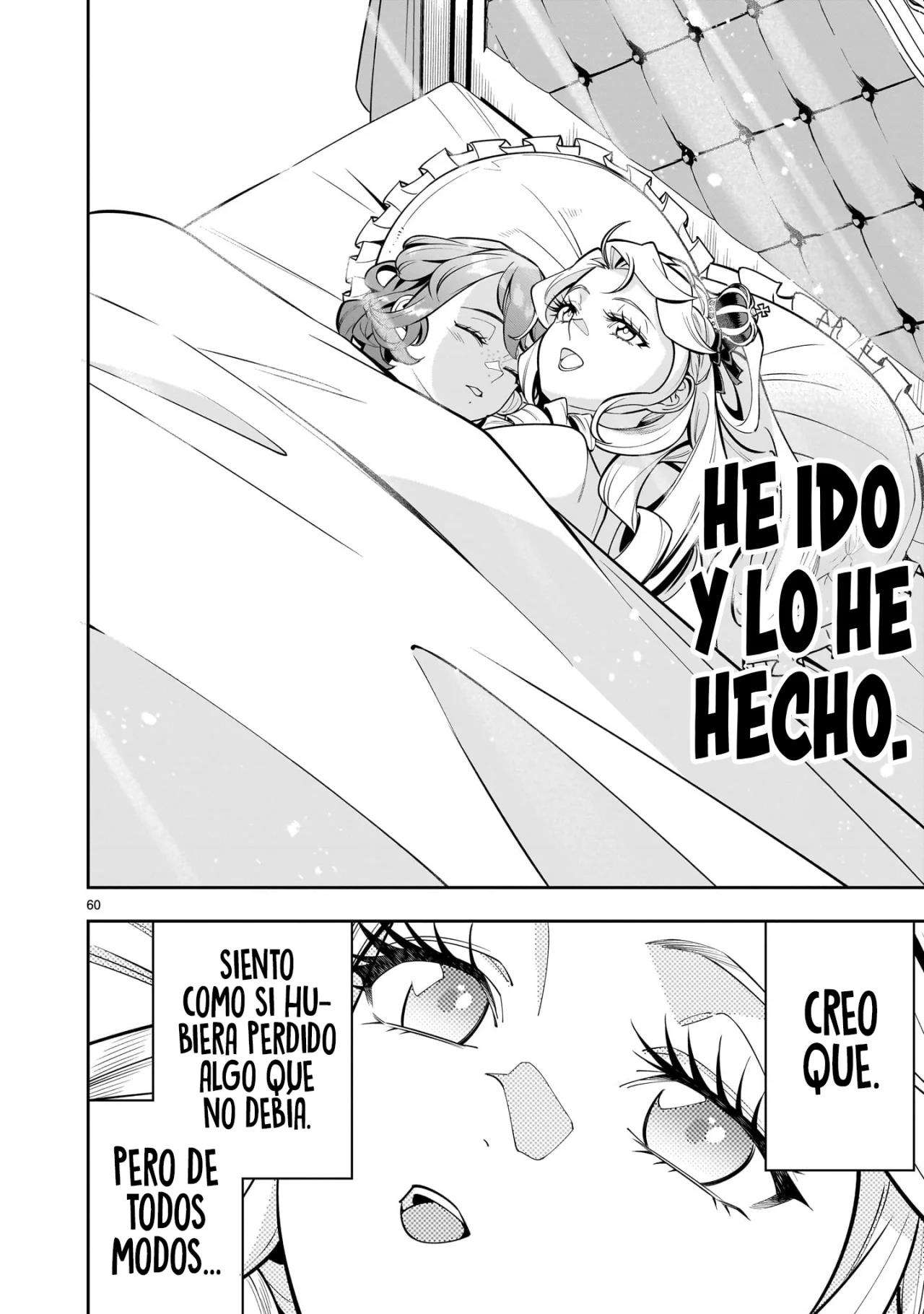 Para desafiar a la muerte creare un harem yuri para sobrevivir! Capitulo 1 página 58