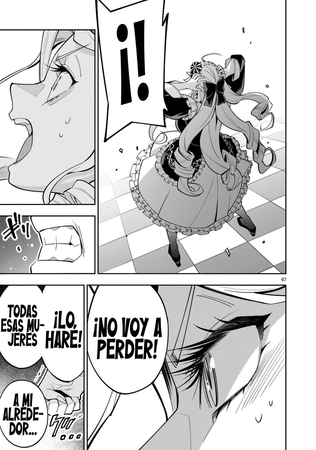 Para desafiar a la muerte creare un harem yuri para sobrevivir! Capitulo 1 página 65