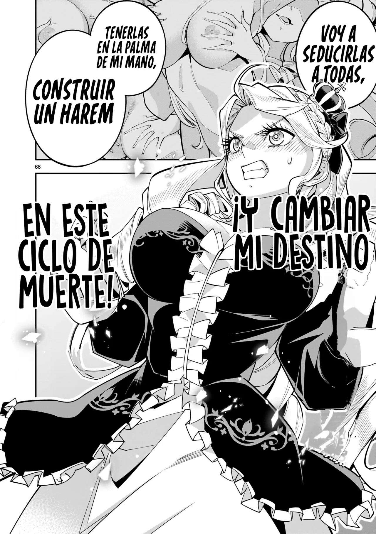 Para desafiar a la muerte creare un harem yuri para sobrevivir! Capitulo 1 página 66