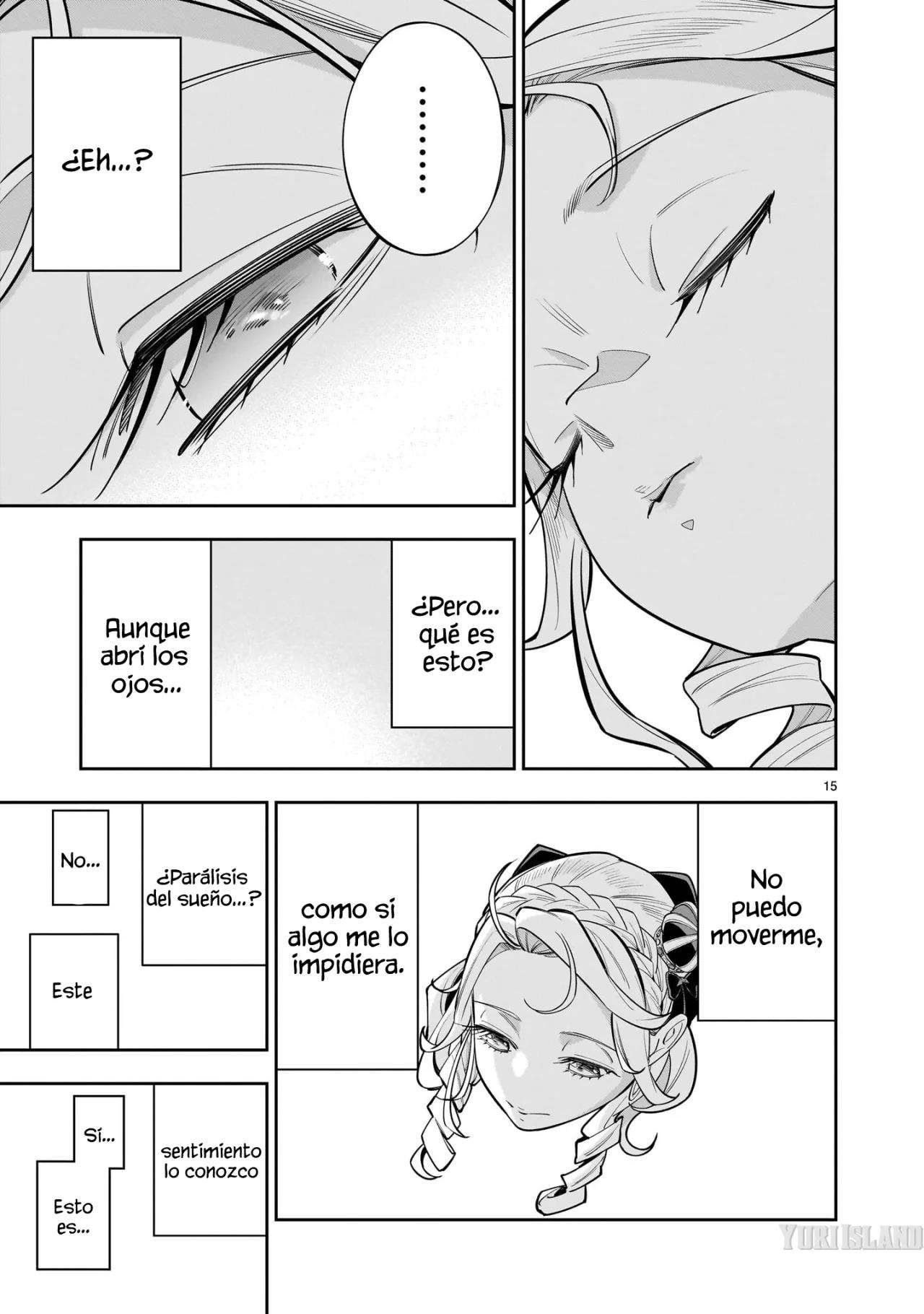 Para desafiar a la muerte creare un harem yuri para sobrevivir! Capitulo 10.2 página 15