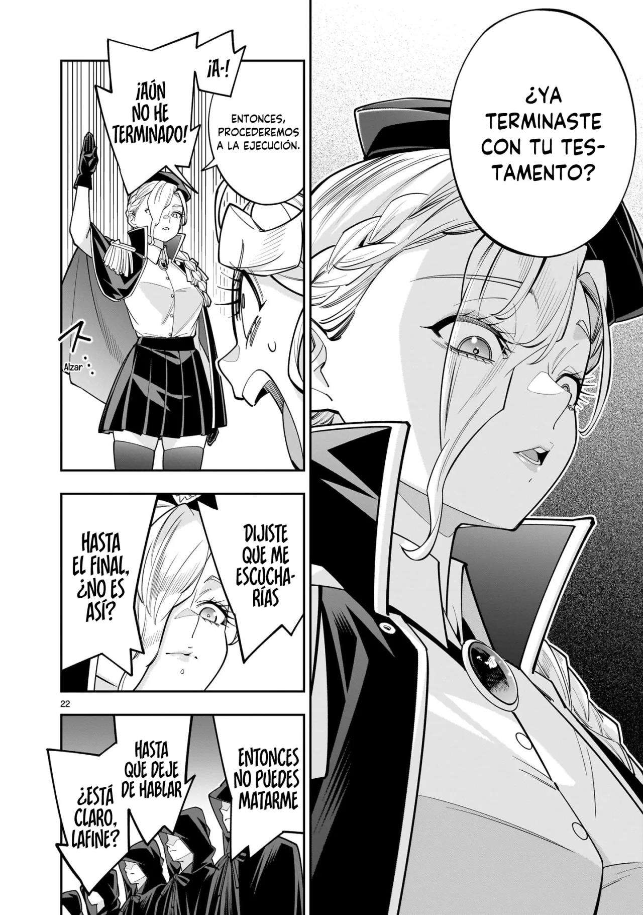 Para desafiar a la muerte creare un harem yuri para sobrevivir! Capitulo 10.2 página 21