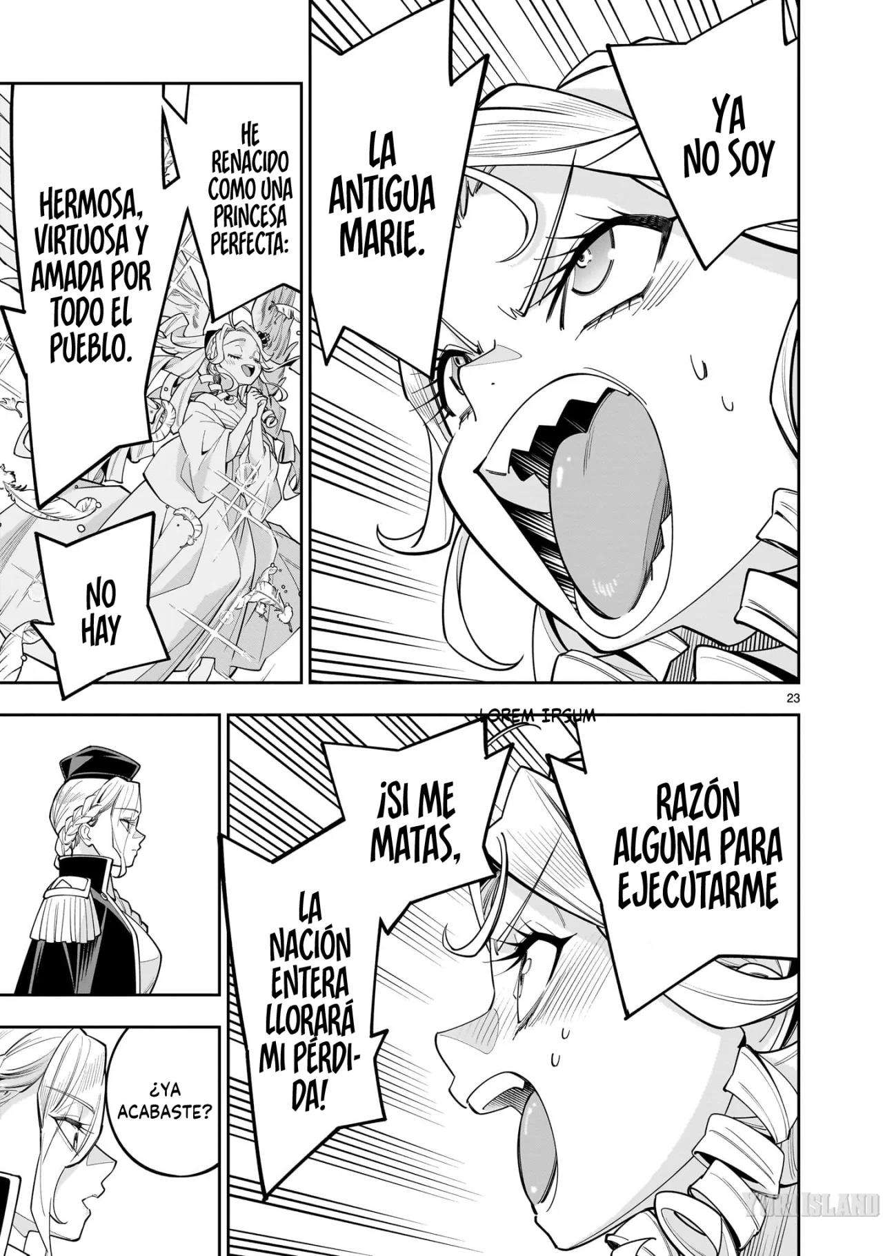 Para desafiar a la muerte creare un harem yuri para sobrevivir! Capitulo 10.2 página 22
