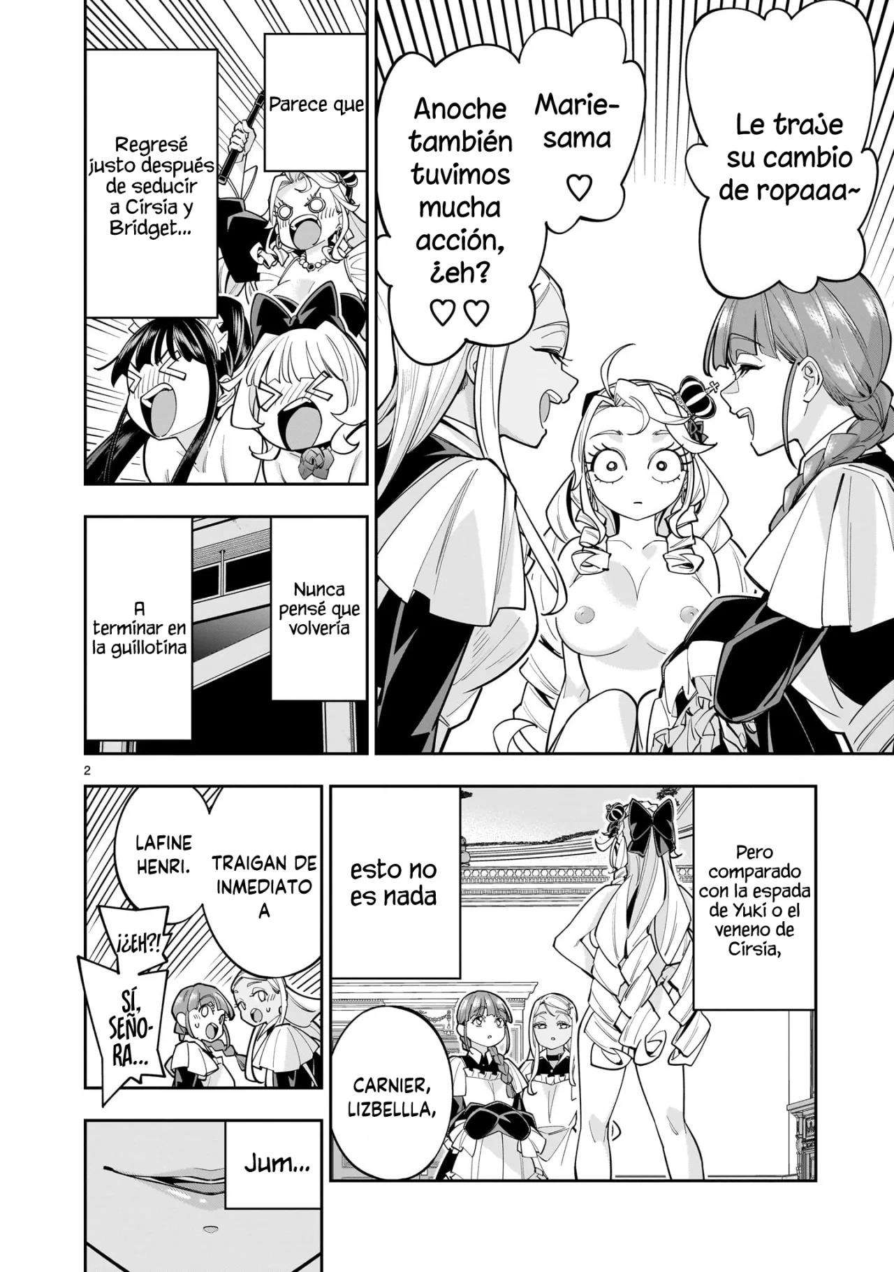 Para desafiar a la muerte creare un harem yuri para sobrevivir! Capitulo 11 página 3
