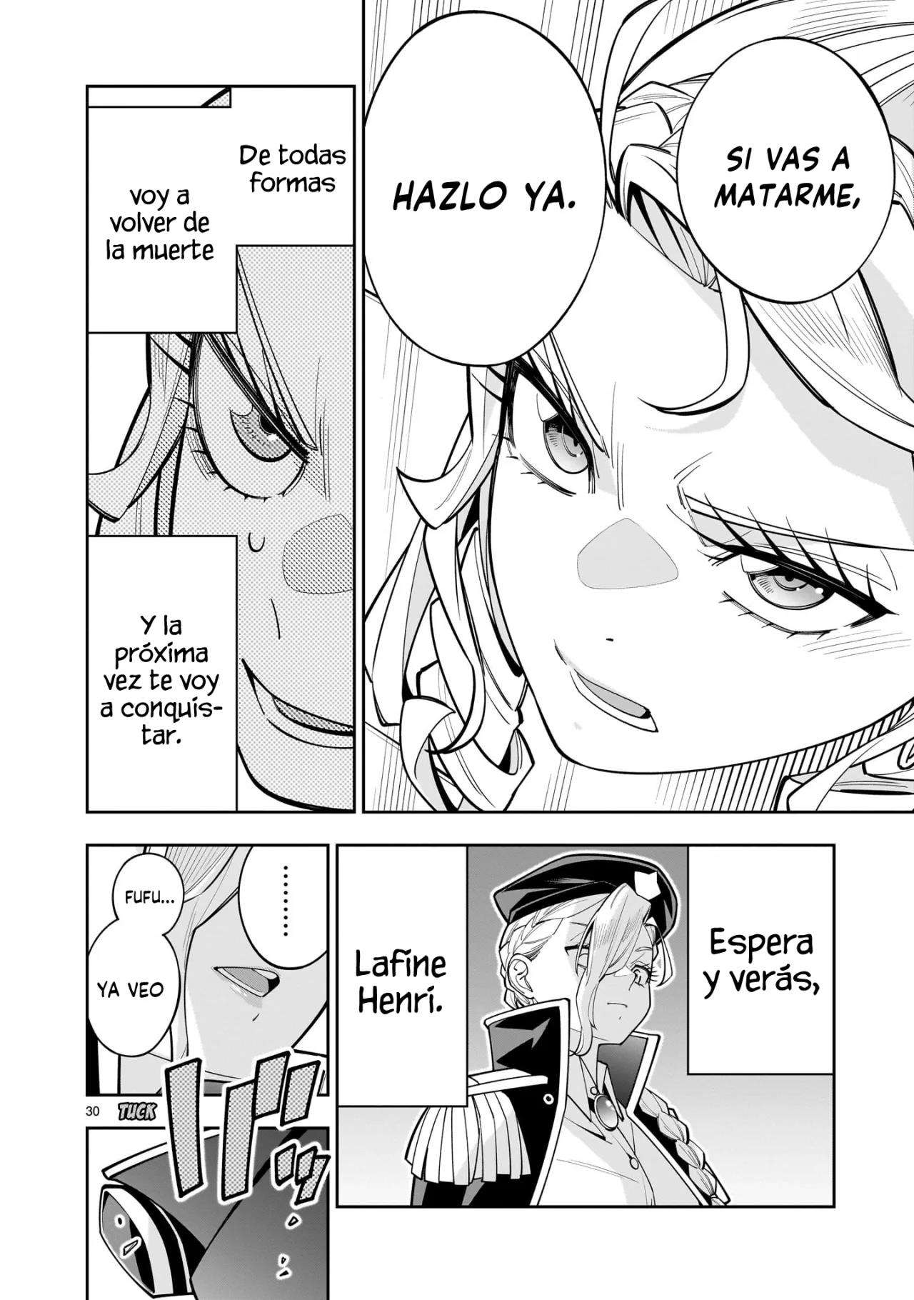 Para desafiar a la muerte creare un harem yuri para sobrevivir! Capitulo 11 página 31
