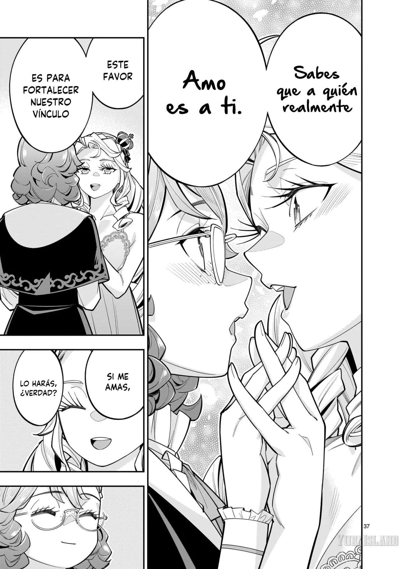 Para desafiar a la muerte creare un harem yuri para sobrevivir! Capitulo 11 página 38