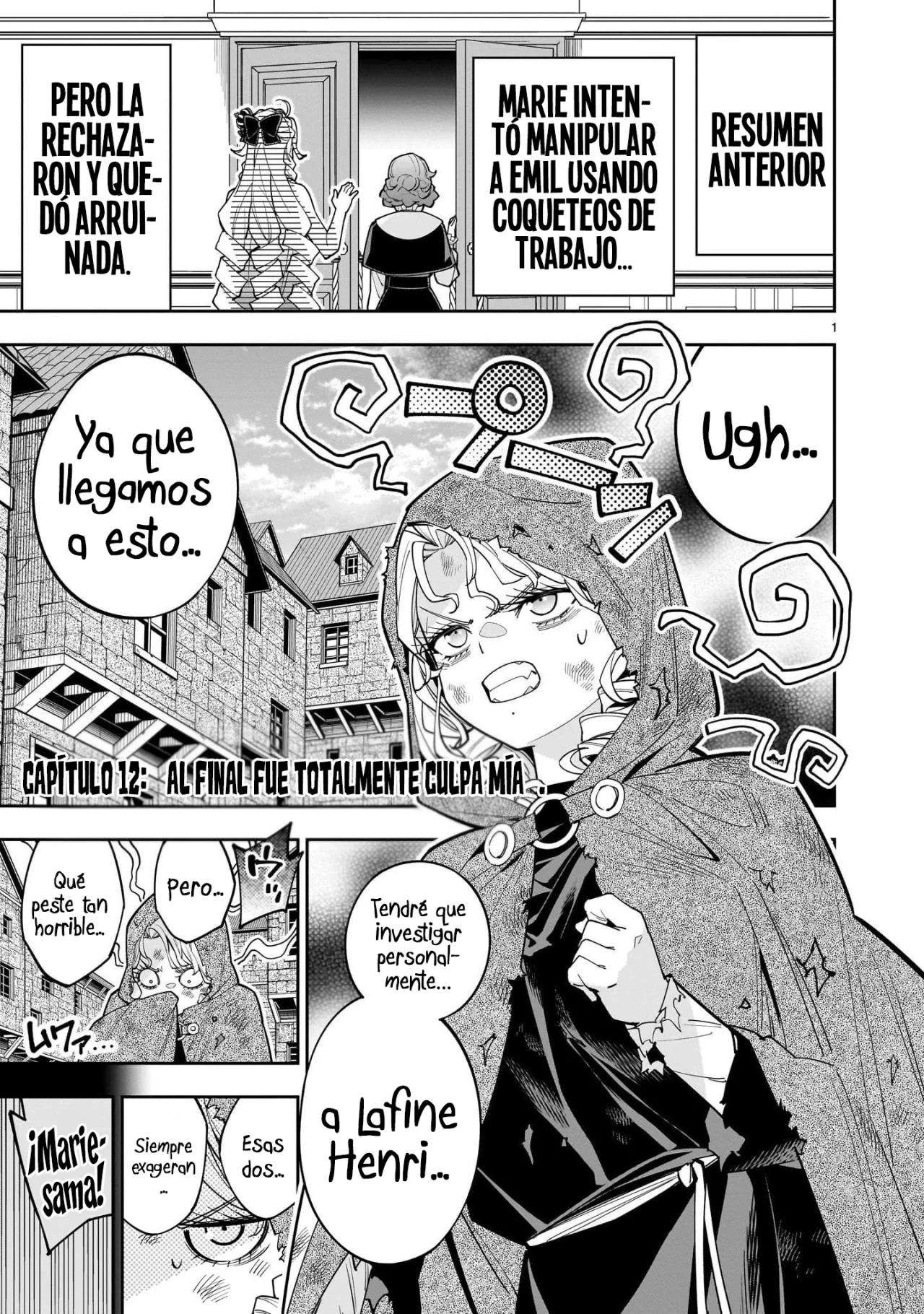 Para desafiar a la muerte creare un harem yuri para sobrevivir! Capitulo 12 página 3