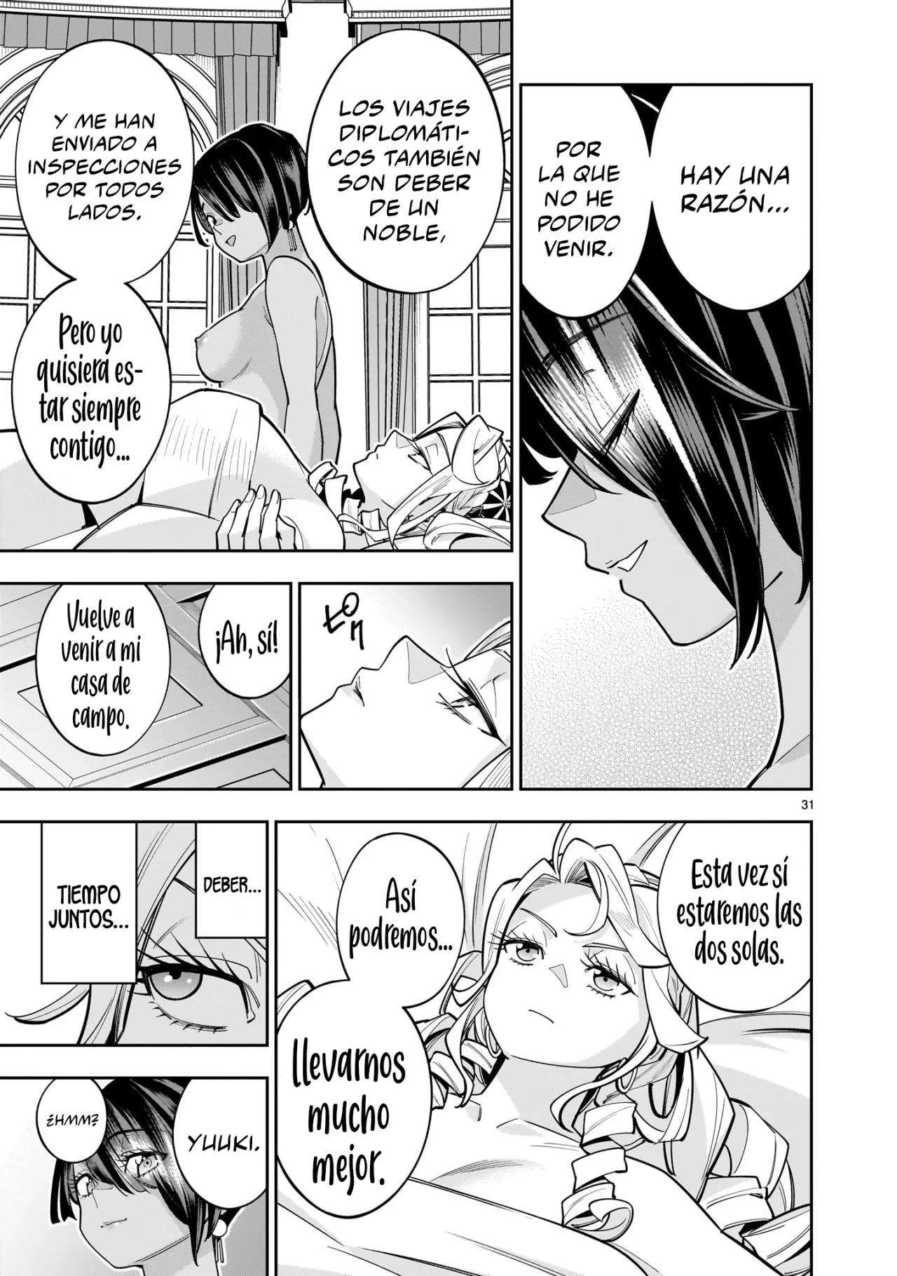 Para desafiar a la muerte creare un harem yuri para sobrevivir! Capitulo 13 página 33