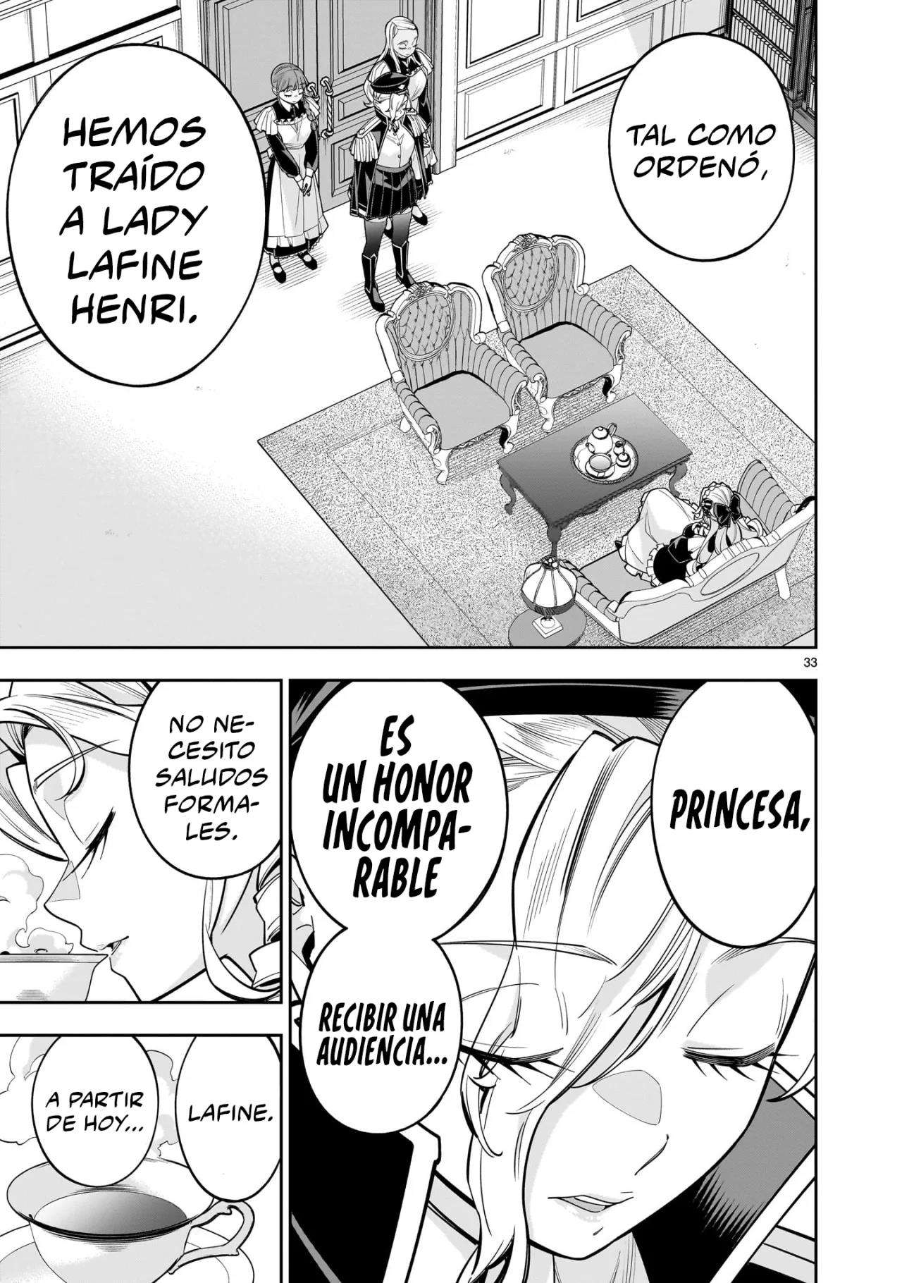 Para desafiar a la muerte creare un harem yuri para sobrevivir! Capitulo 13 página 35