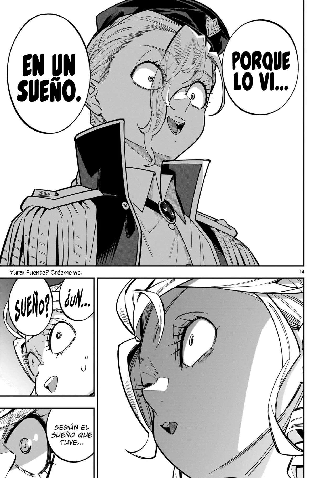 Para desafiar a la muerte creare un harem yuri para sobrevivir! Capitulo 14.2 página 16