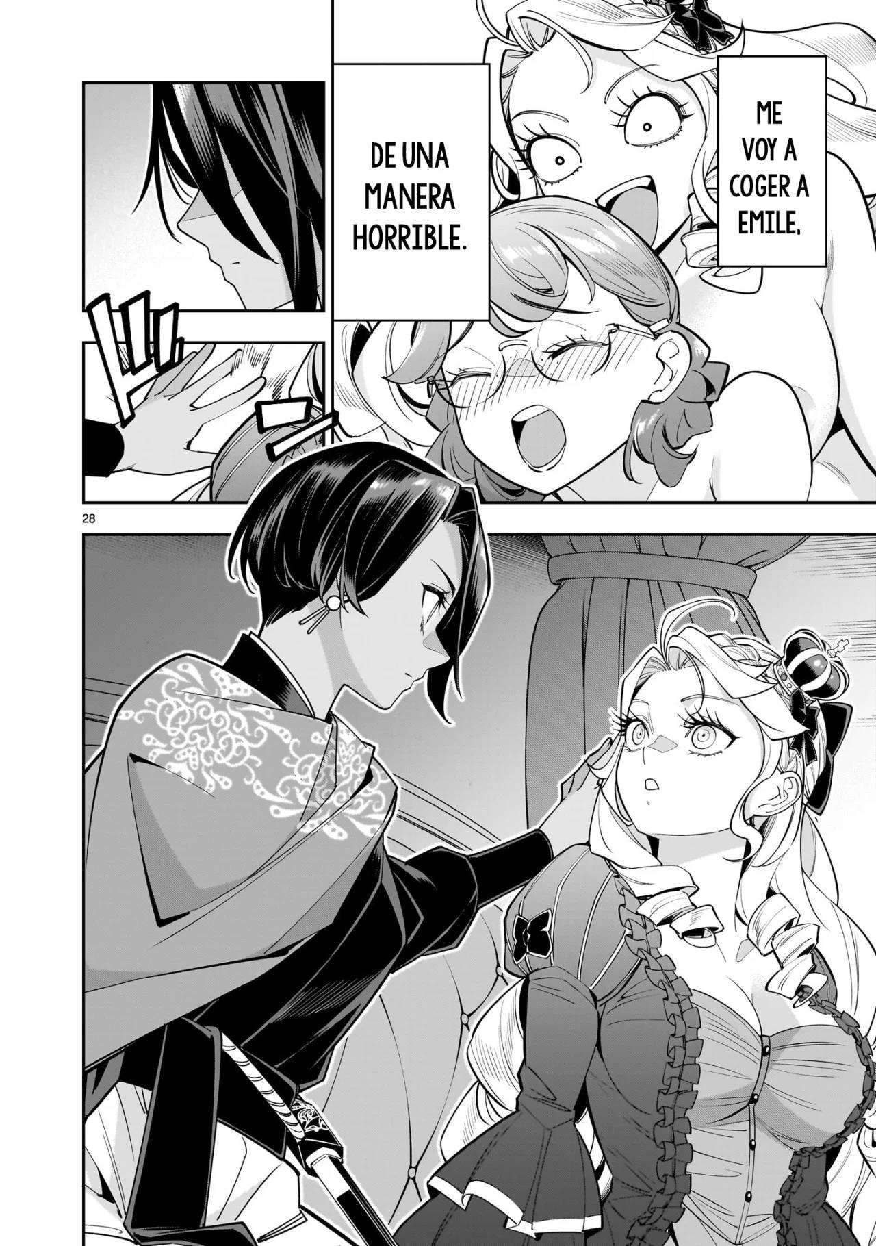 Para desafiar a la muerte creare un harem yuri para sobrevivir! Capitulo 2 página 30