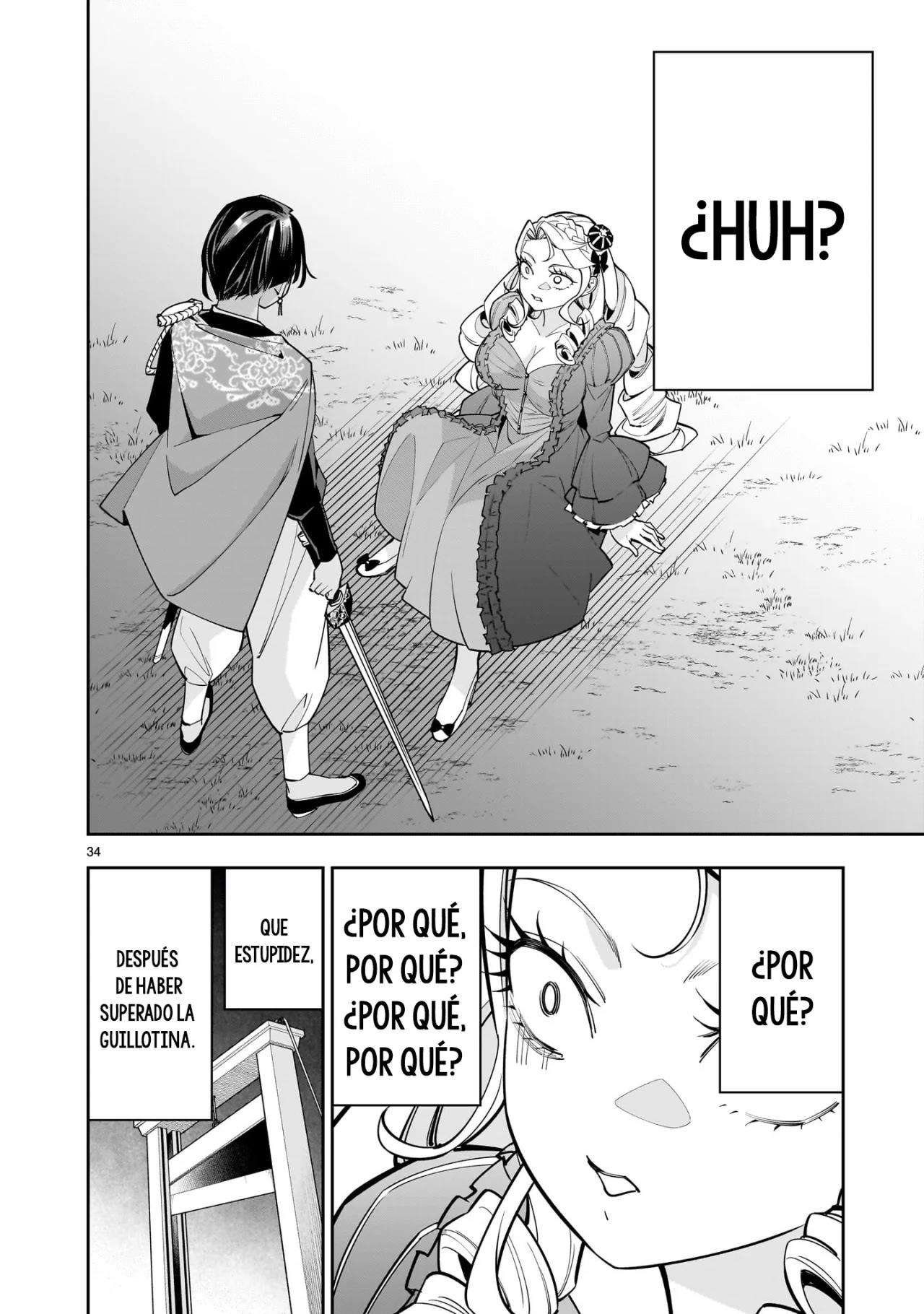 Para desafiar a la muerte creare un harem yuri para sobrevivir! Capitulo 2 página 36