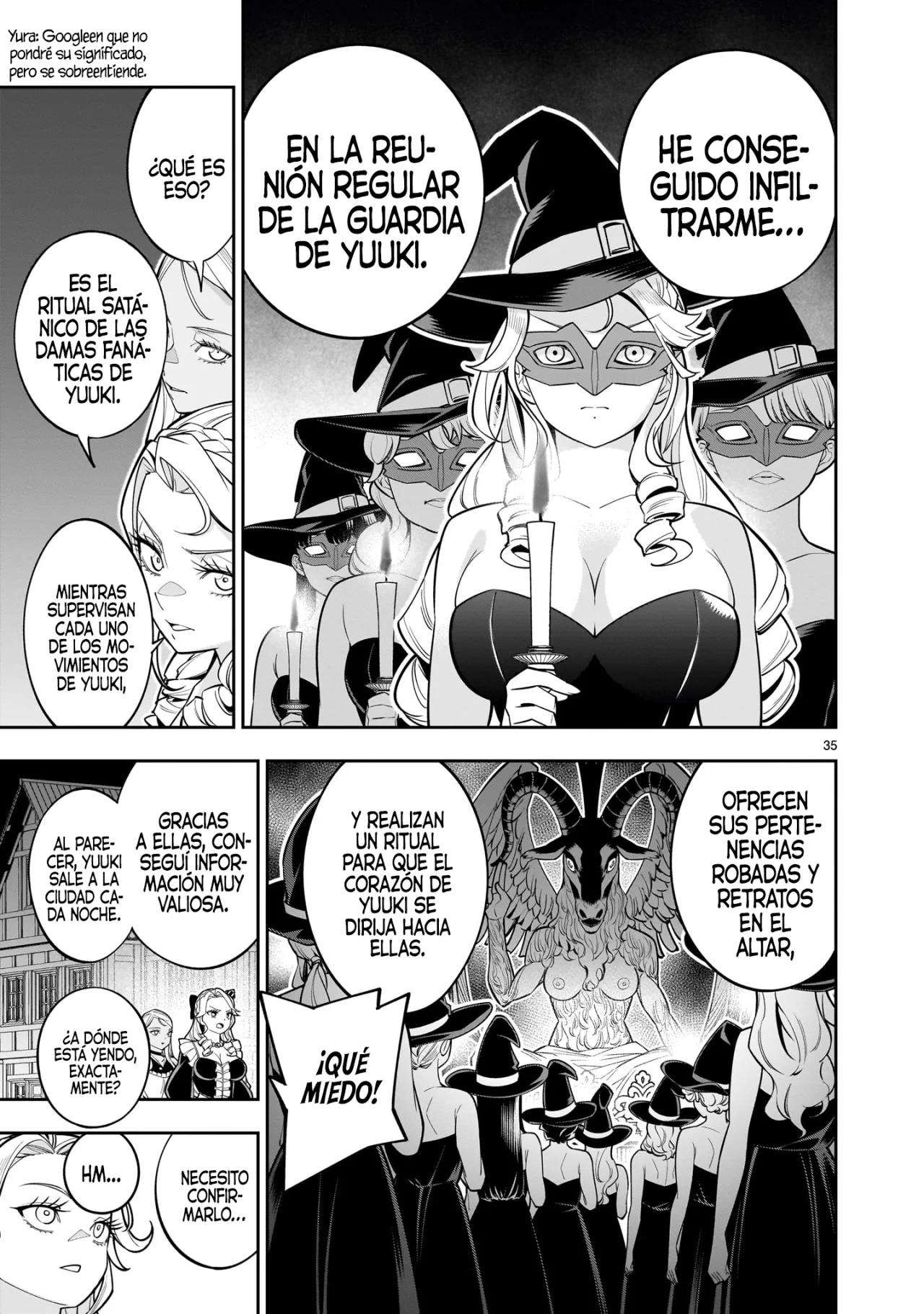Para desafiar a la muerte creare un harem yuri para sobrevivir! Capitulo 3 página 36