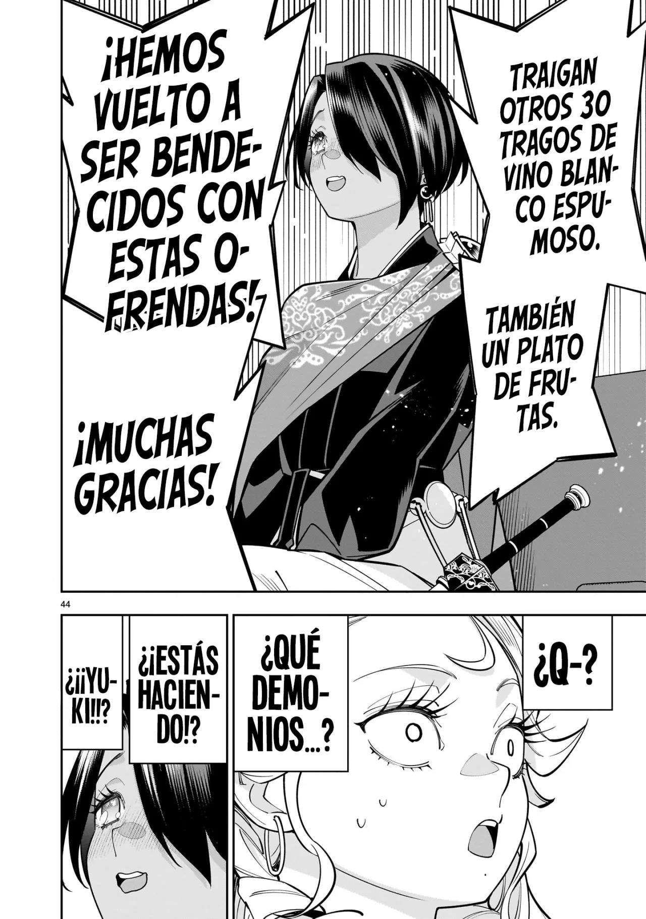 Para desafiar a la muerte creare un harem yuri para sobrevivir! Capitulo 3 página 45