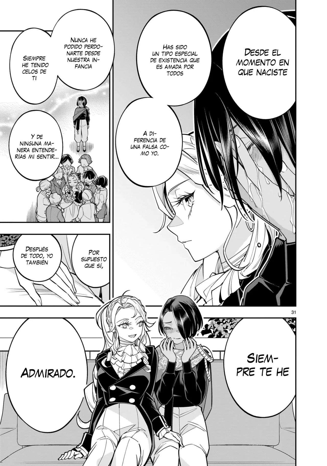 Para desafiar a la muerte creare un harem yuri para sobrevivir! Capitulo 4 página 32