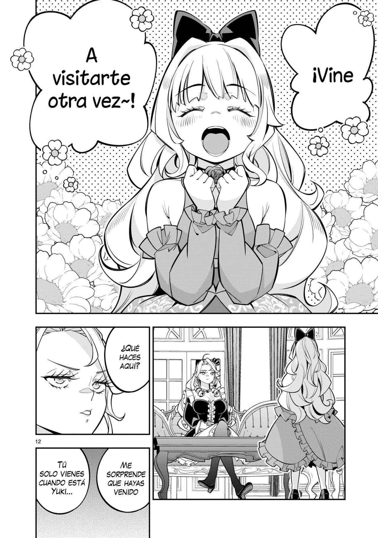 Para desafiar a la muerte creare un harem yuri para sobrevivir! Capitulo 6.2 página 13