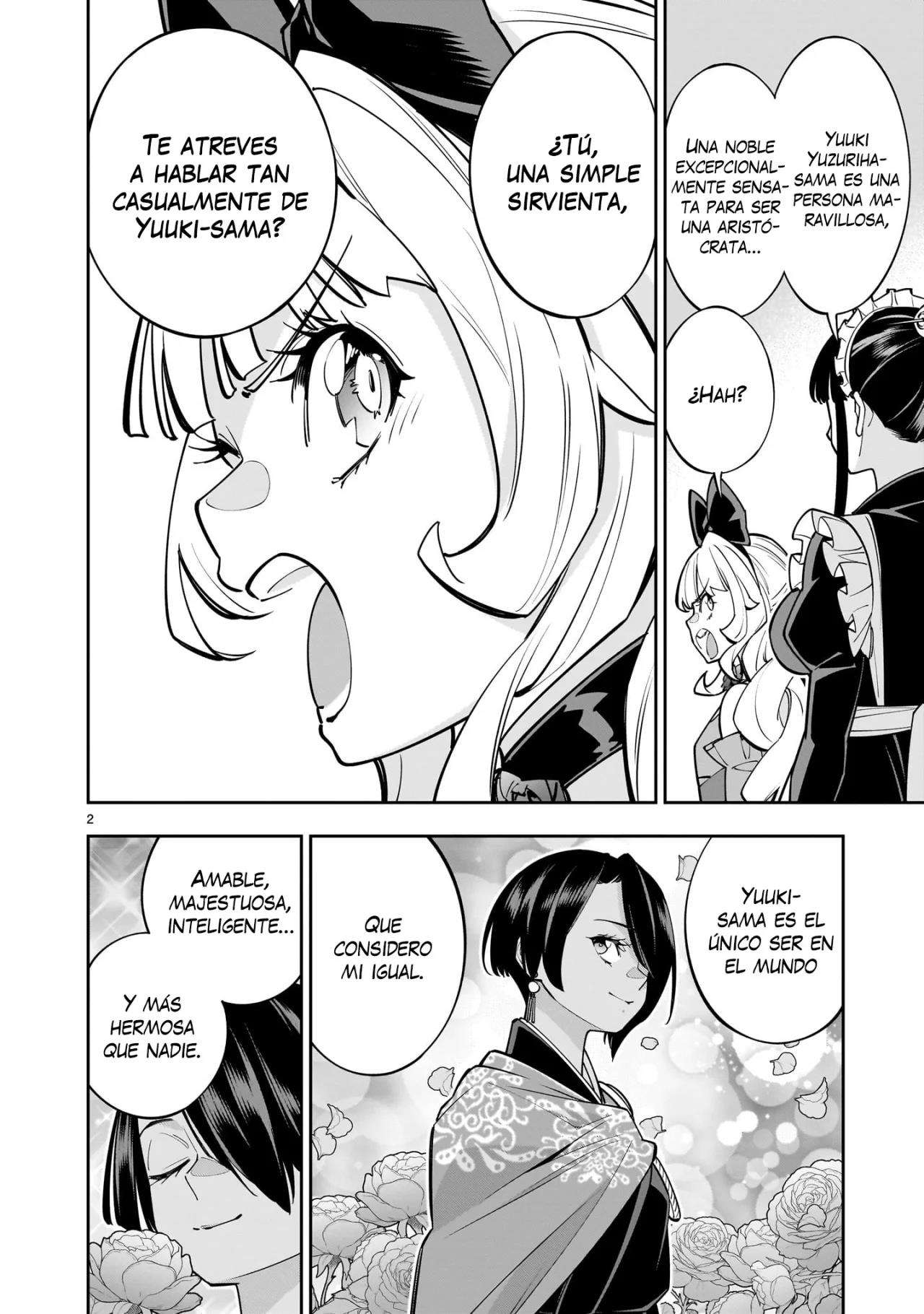 Para desafiar a la muerte creare un harem yuri para sobrevivir! Capitulo 6.2 página 3