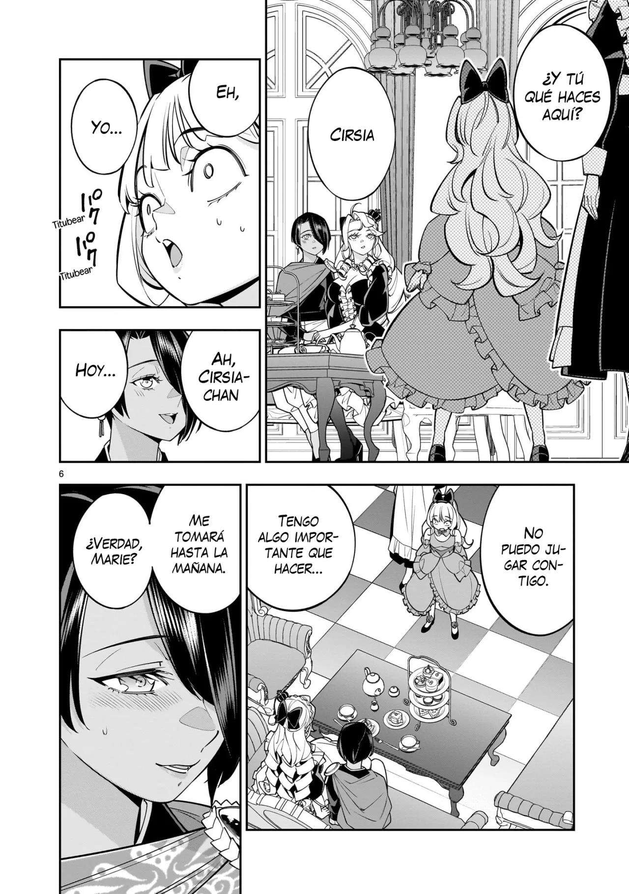 Para desafiar a la muerte creare un harem yuri para sobrevivir! Capitulo 6.2 página 7