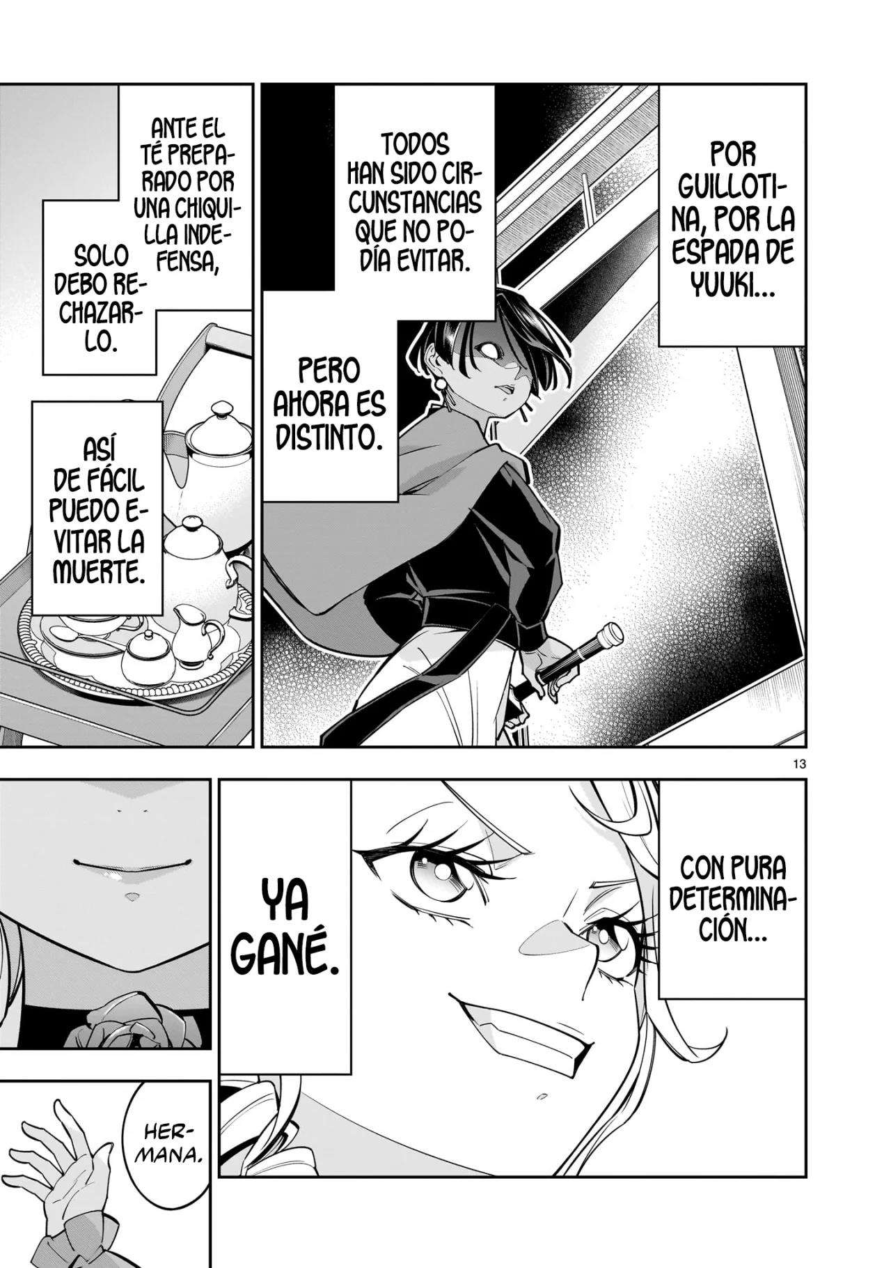Para desafiar a la muerte creare un harem yuri para sobrevivir! Capitulo 7 página 14