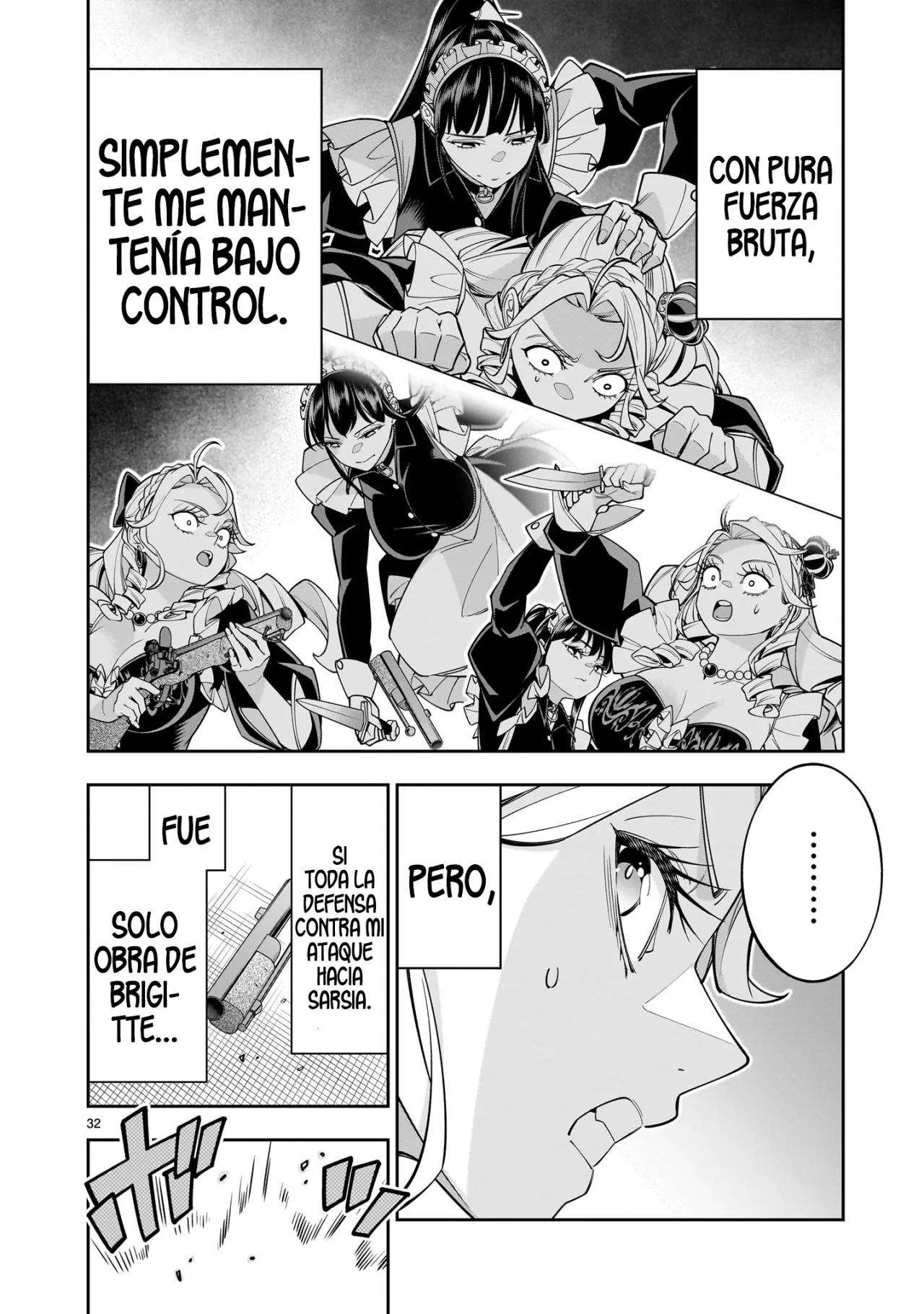 Para desafiar a la muerte creare un harem yuri para sobrevivir! Capitulo 7 página 32