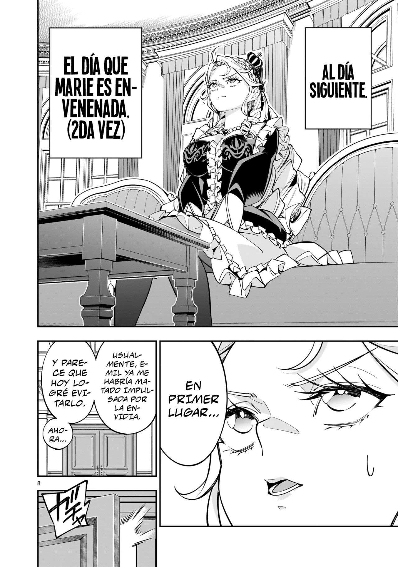 Para desafiar a la muerte creare un harem yuri para sobrevivir! Capitulo 7 página 9
