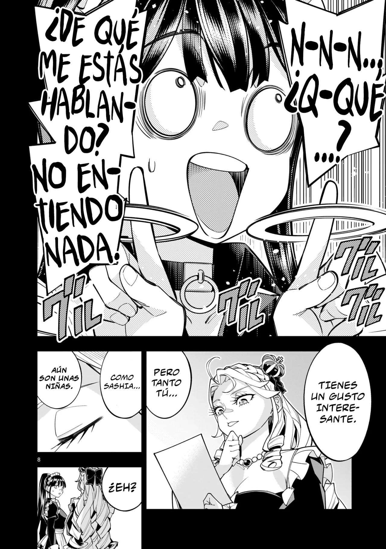 Para desafiar a la muerte creare un harem yuri para sobrevivir! Capitulo 8.2 página 10