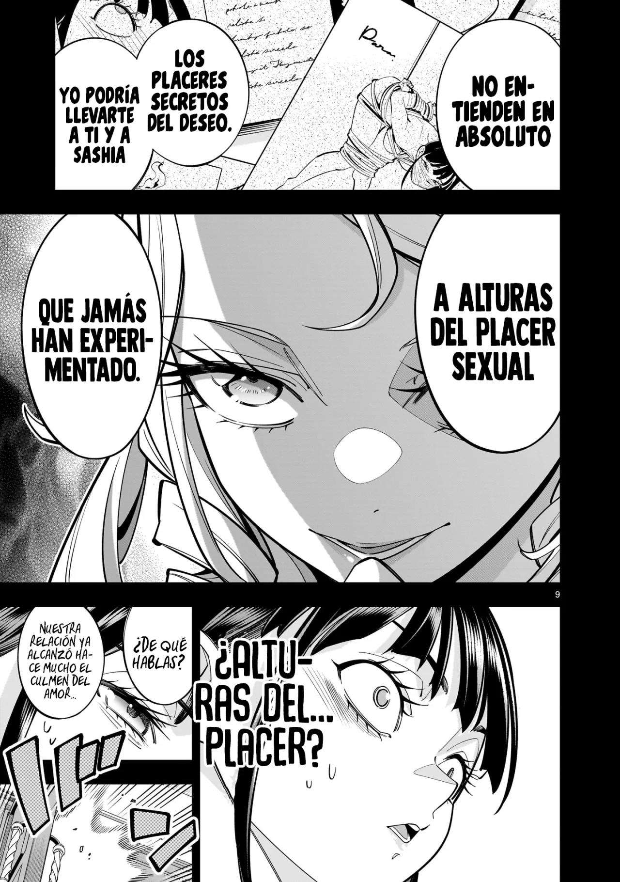 Para desafiar a la muerte creare un harem yuri para sobrevivir! Capitulo 8.2 página 11