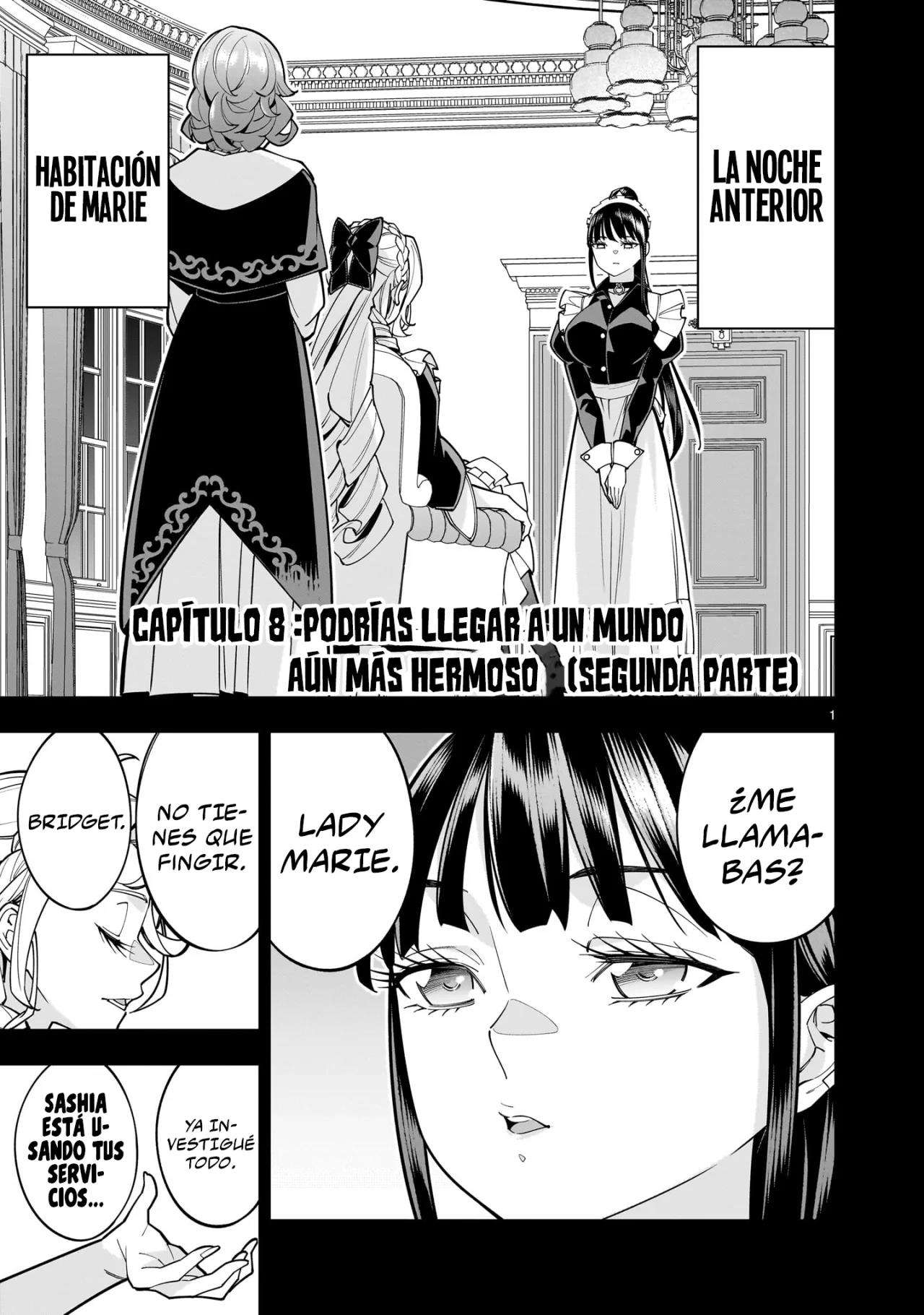 Para desafiar a la muerte creare un harem yuri para sobrevivir! Capitulo 8.2 página 3
