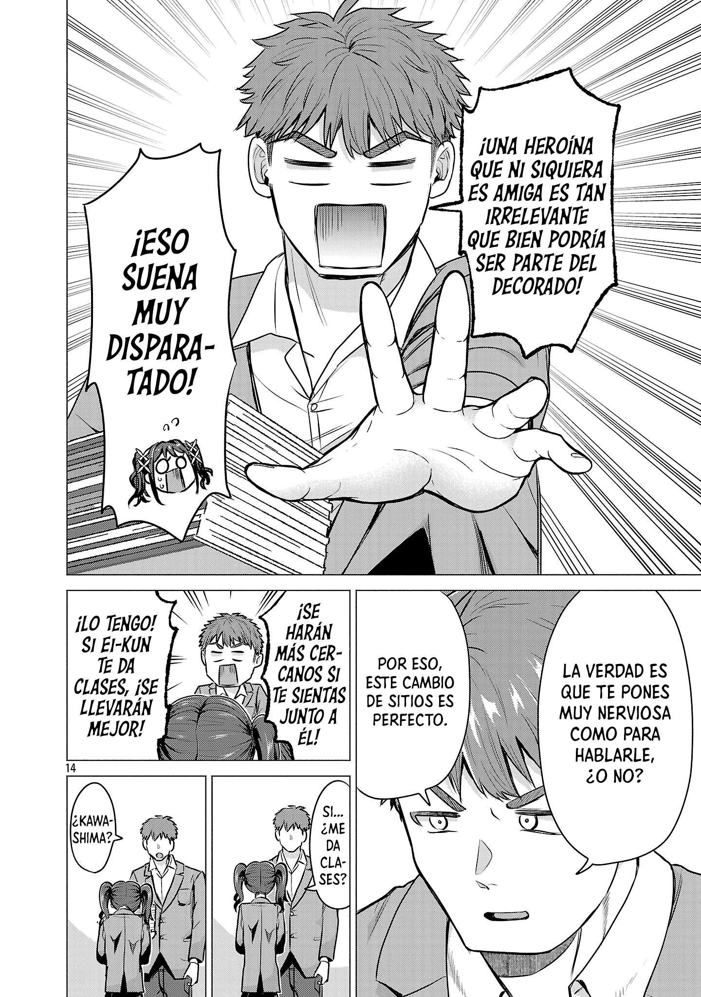 ¡Quiero que gane la heroína perdedora! Capitulo 2 página 15