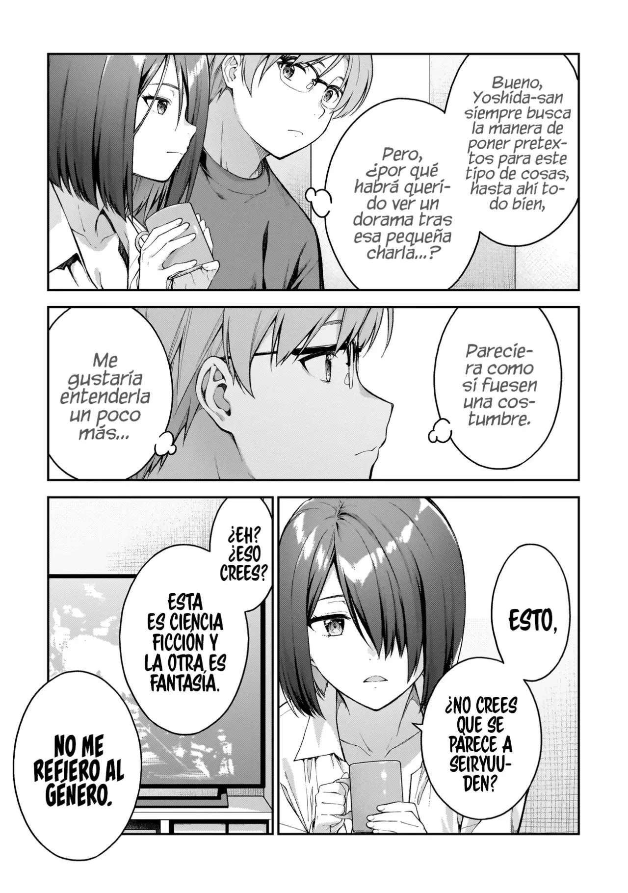 Wakaranai Desu Yoshida-san Capitulo 4 página 15