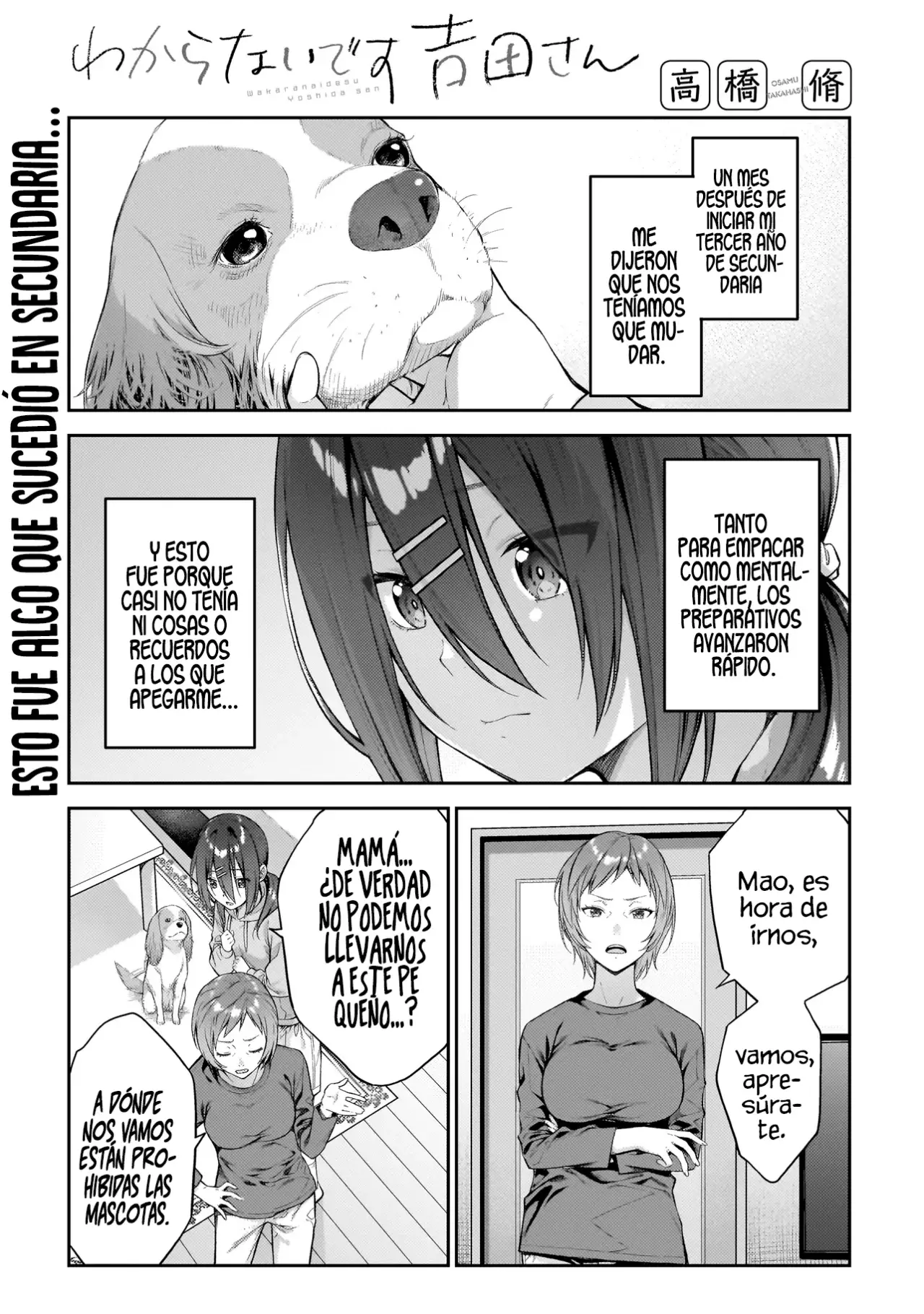 Wakaranai Desu Yoshida-san Capitulo 5 página 3