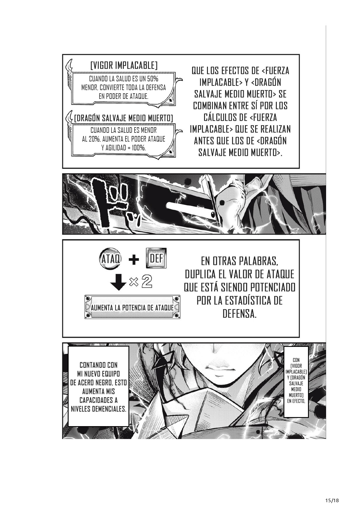 EL CABALLERO PESADO REENCARNADO EXILIADO NO TIENE RIVAL EN EL CONOCIMIENTO DEL JUEGO Capitulo 40 página 15