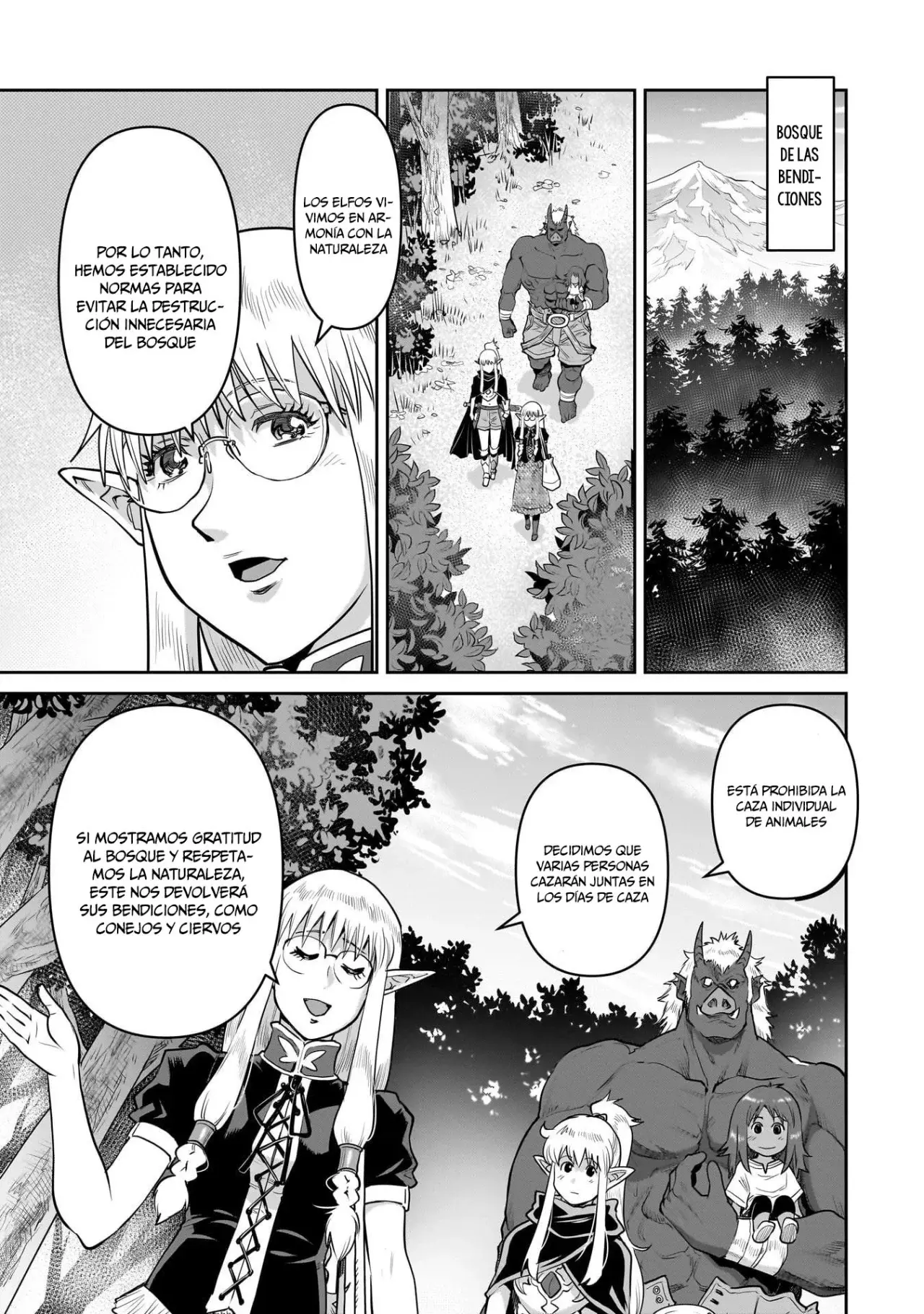 Orc with child Capitulo 2: Un día en la aldea de los elfos página 14