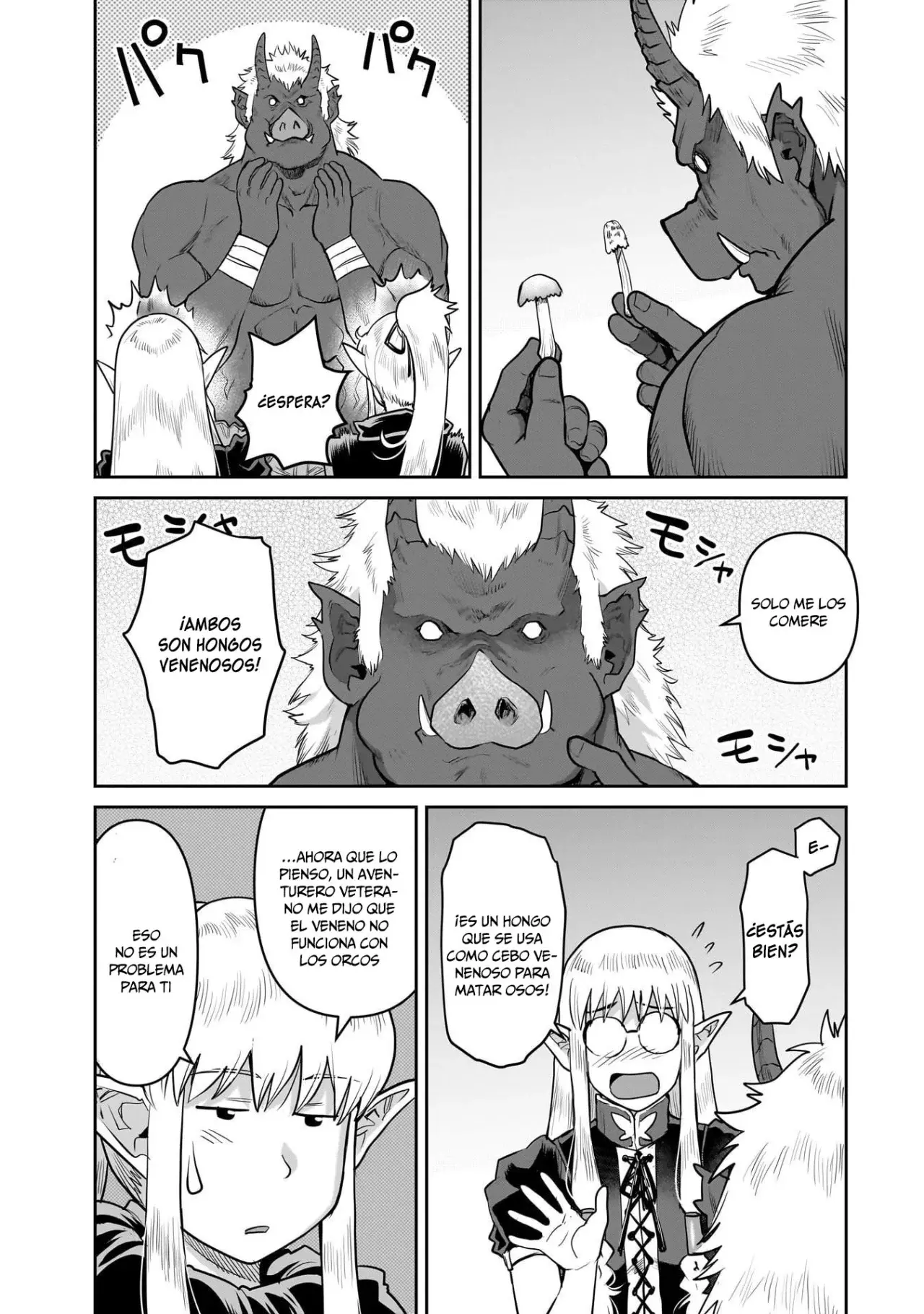 Orc with child Capitulo 2: Un día en la aldea de los elfos página 16