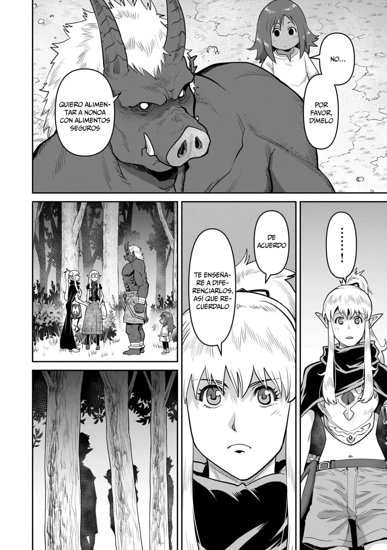 Orc with child Capitulo 2: Un día en la aldea de los elfos página 17