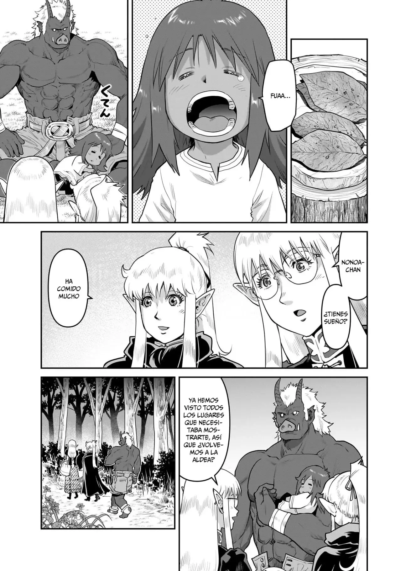 Orc with child Capitulo 2: Un día en la aldea de los elfos página 28