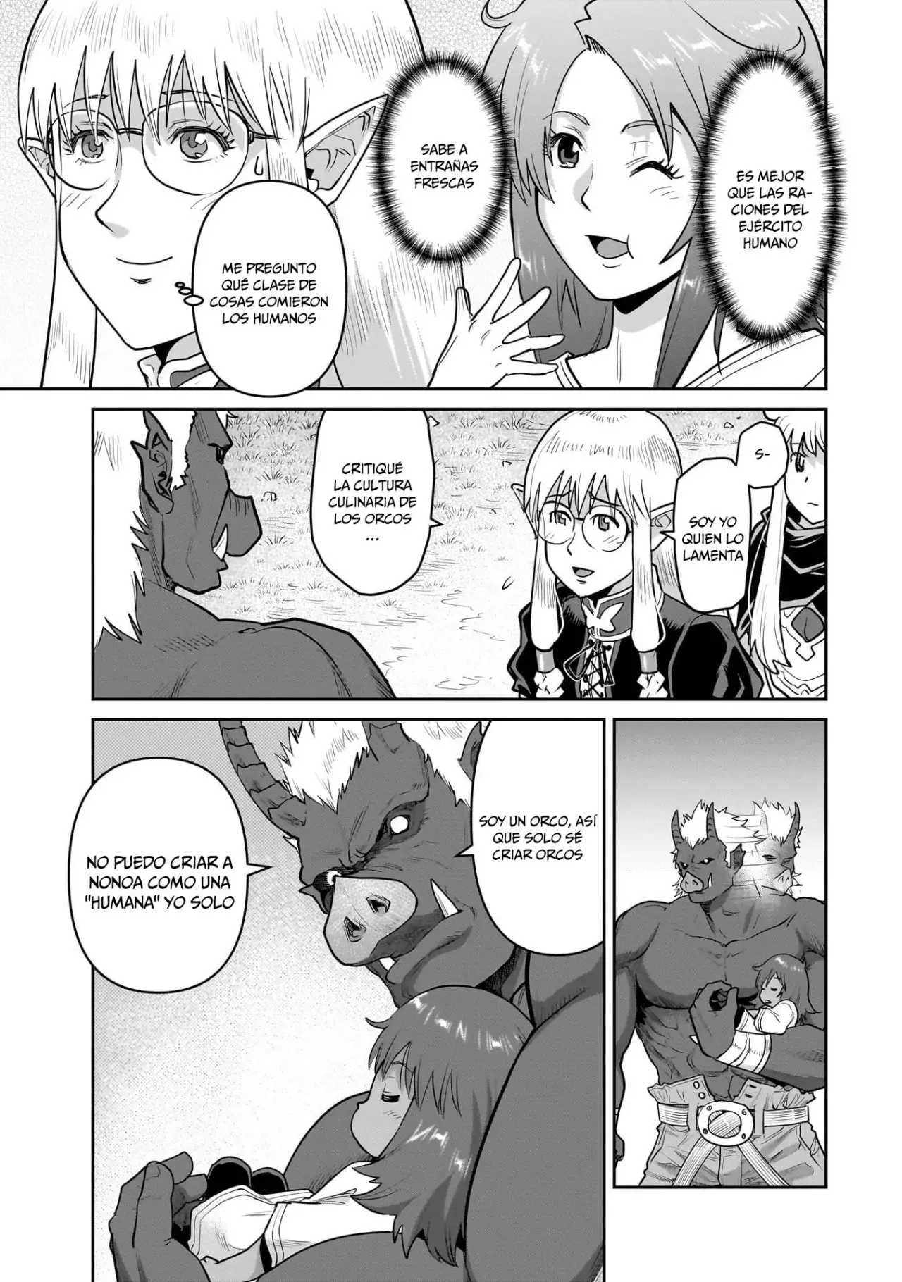 Orc with child Capitulo 2: Un día en la aldea de los elfos página 30
