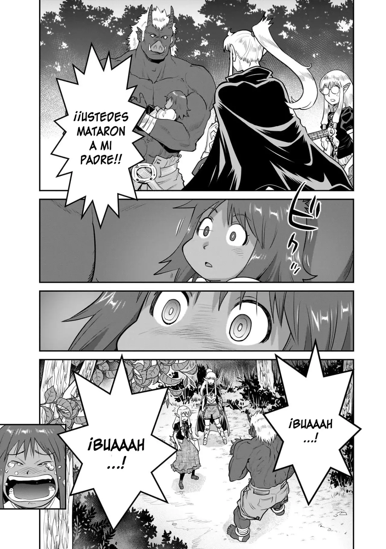 Orc with child Capitulo 2: Un día en la aldea de los elfos página 34