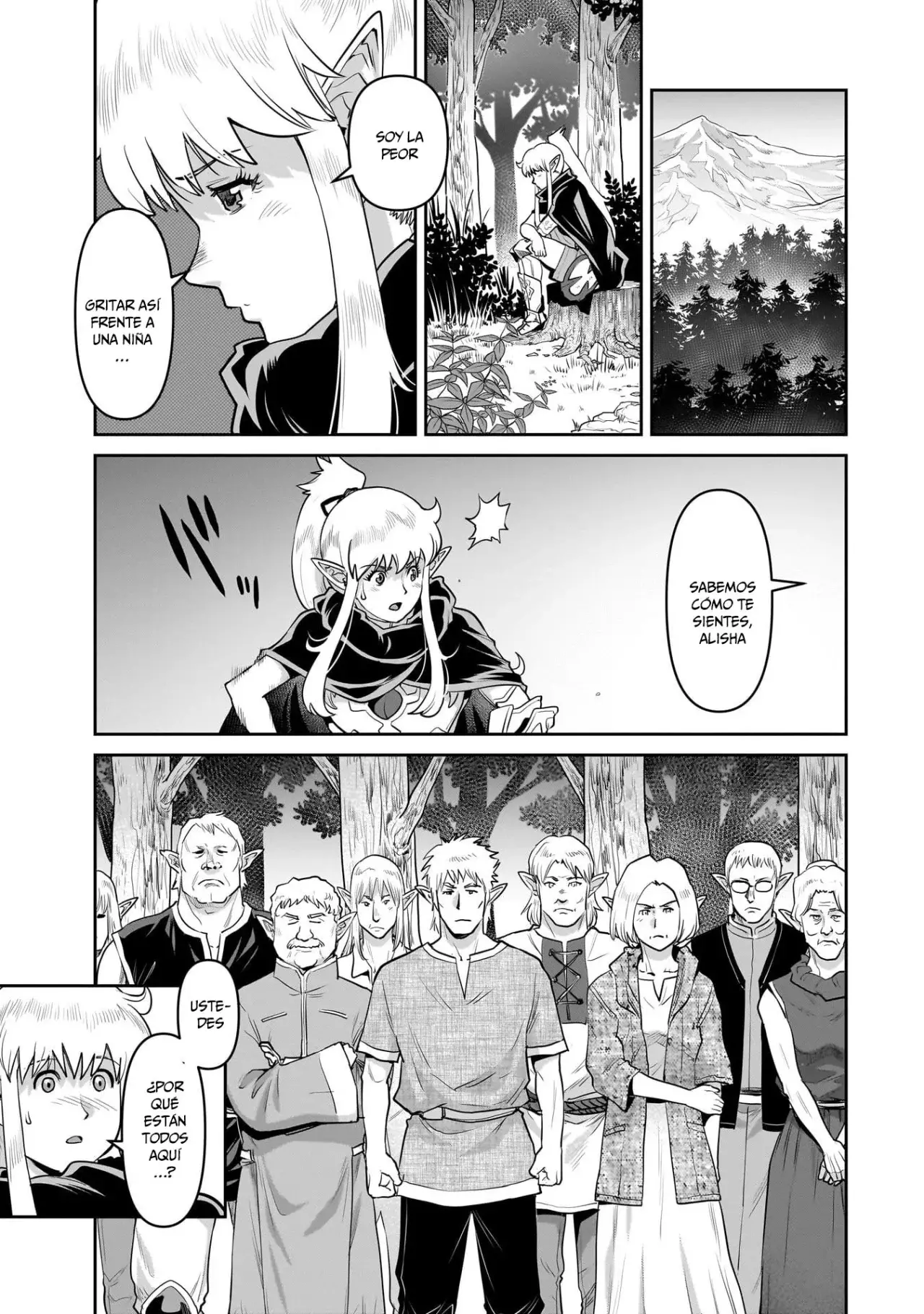 Orc with child Capitulo 2: Un día en la aldea de los elfos página 36
