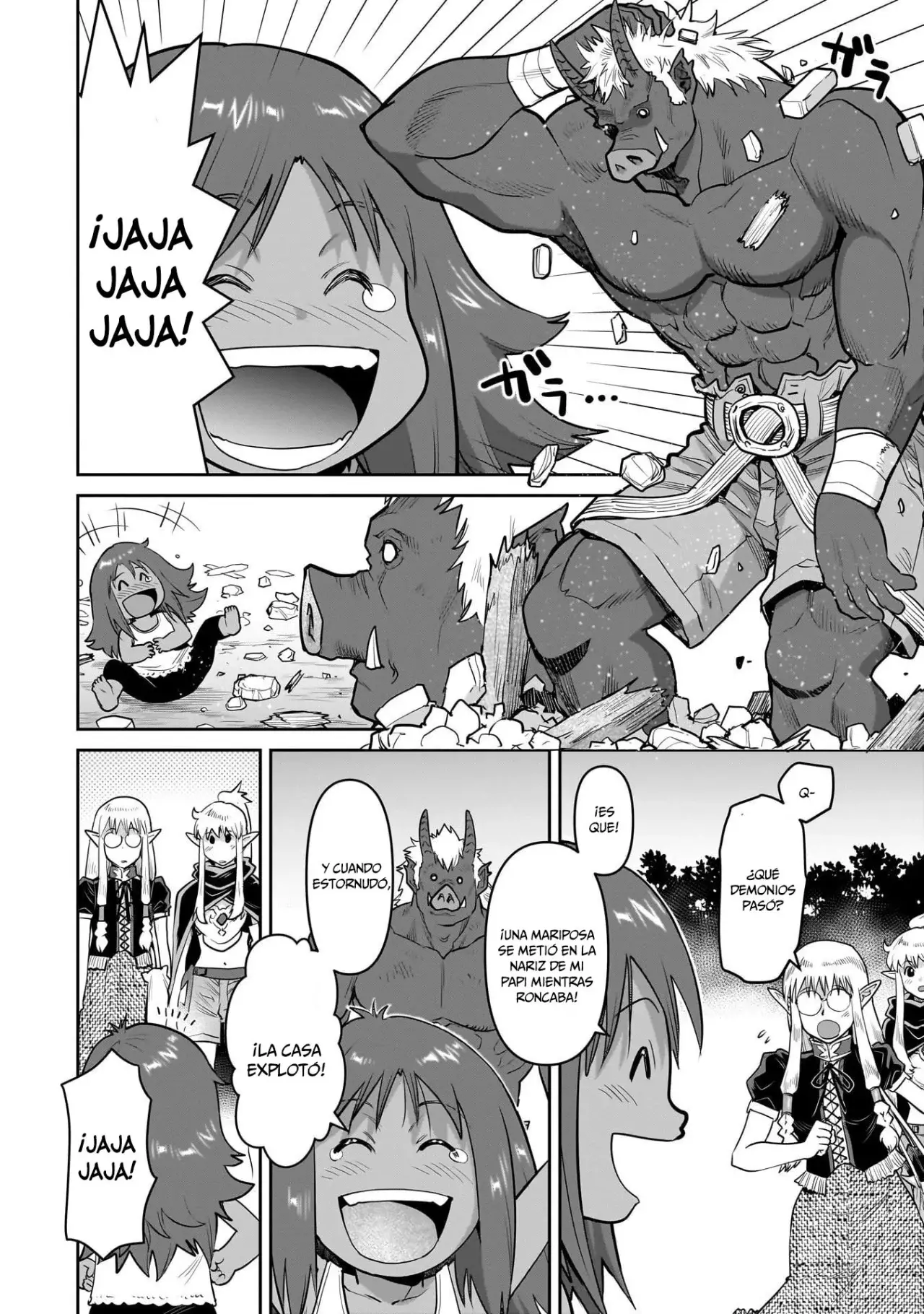 Orc with child Capitulo 2: Un día en la aldea de los elfos página 9