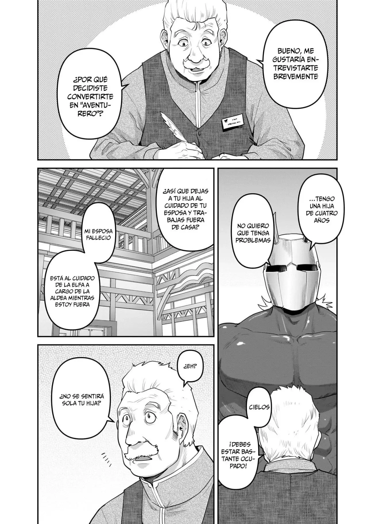 Orc with child Capitulo 4: El orco se convierte en aventurero página 18