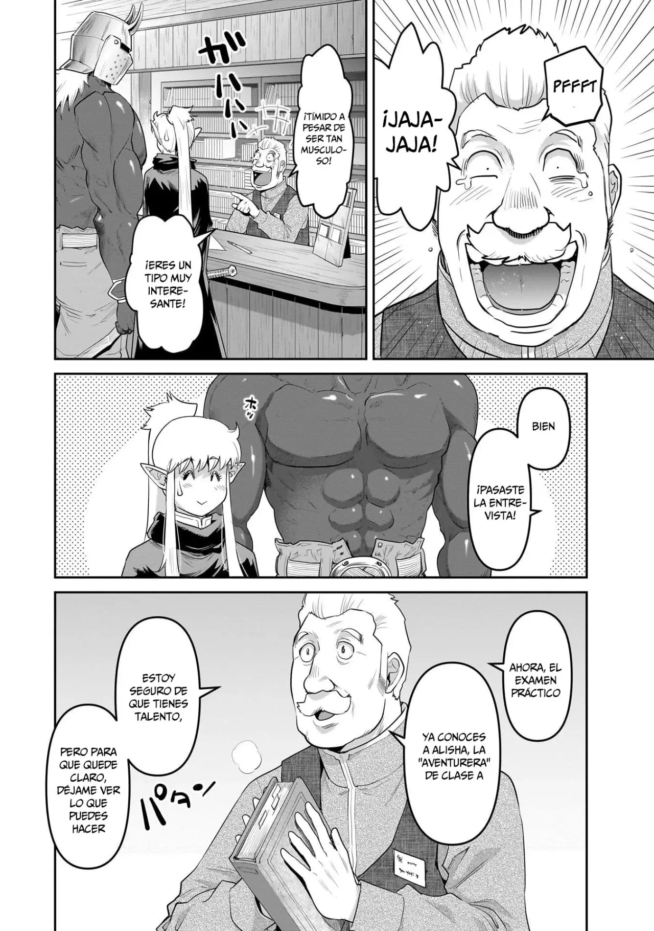 Orc with child Capitulo 4: El orco se convierte en aventurero página 21